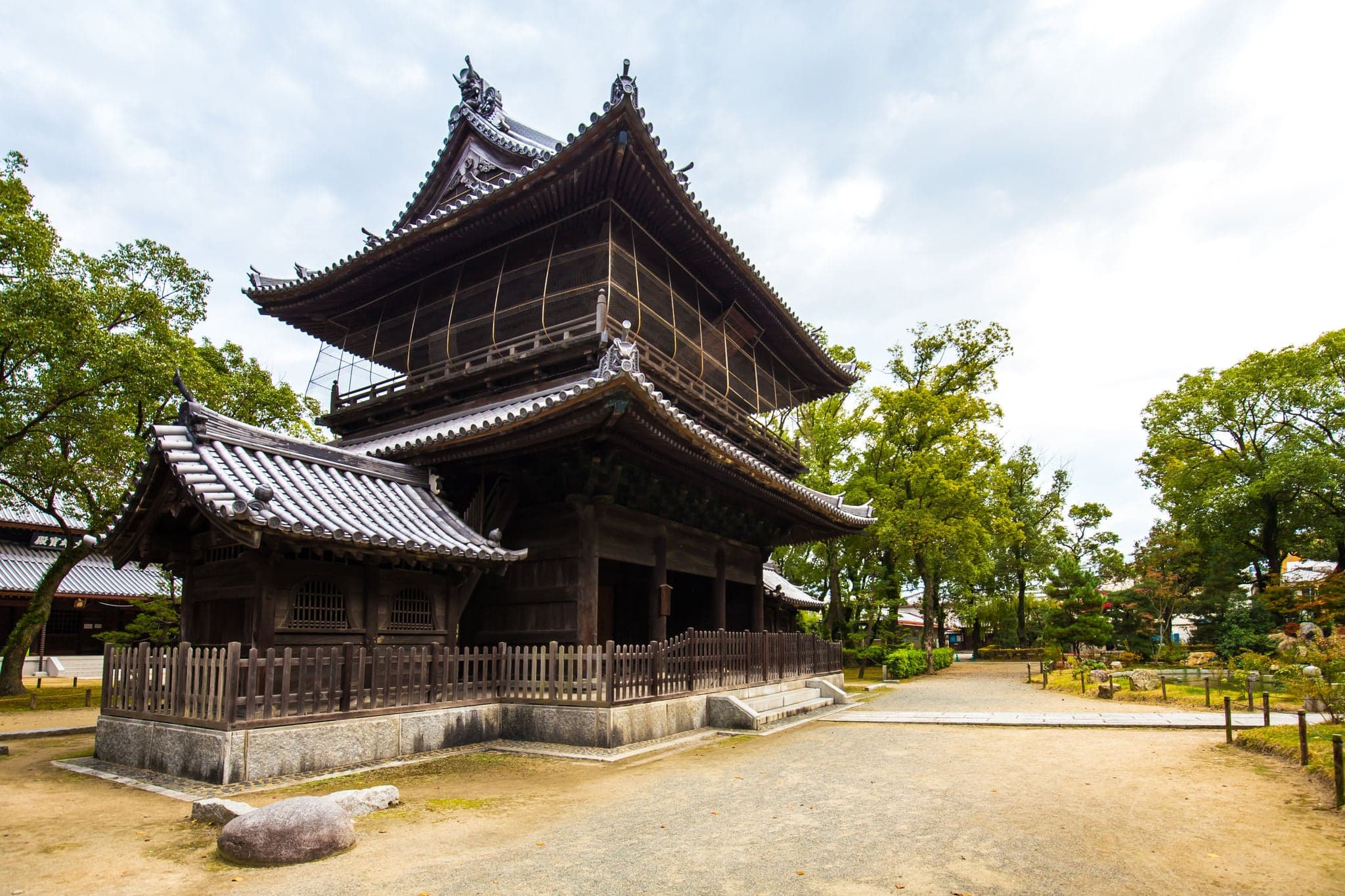 Shofukuji the first Zen temple constructed in Japan.