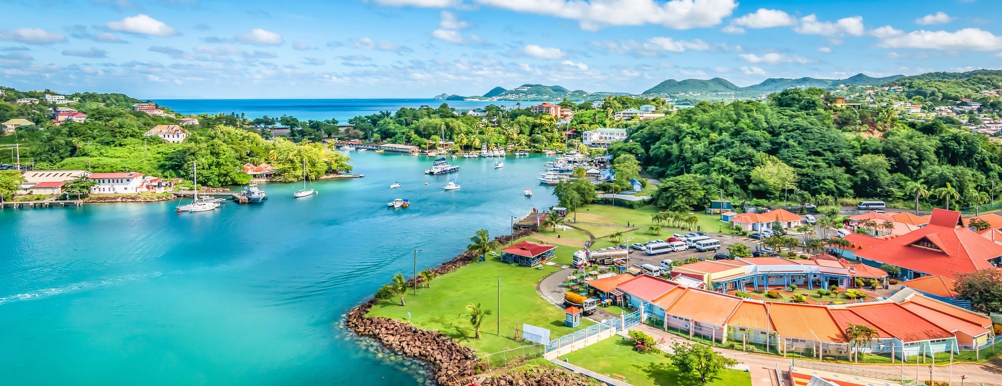 Castries in St Lucia, Eastern Caribbean