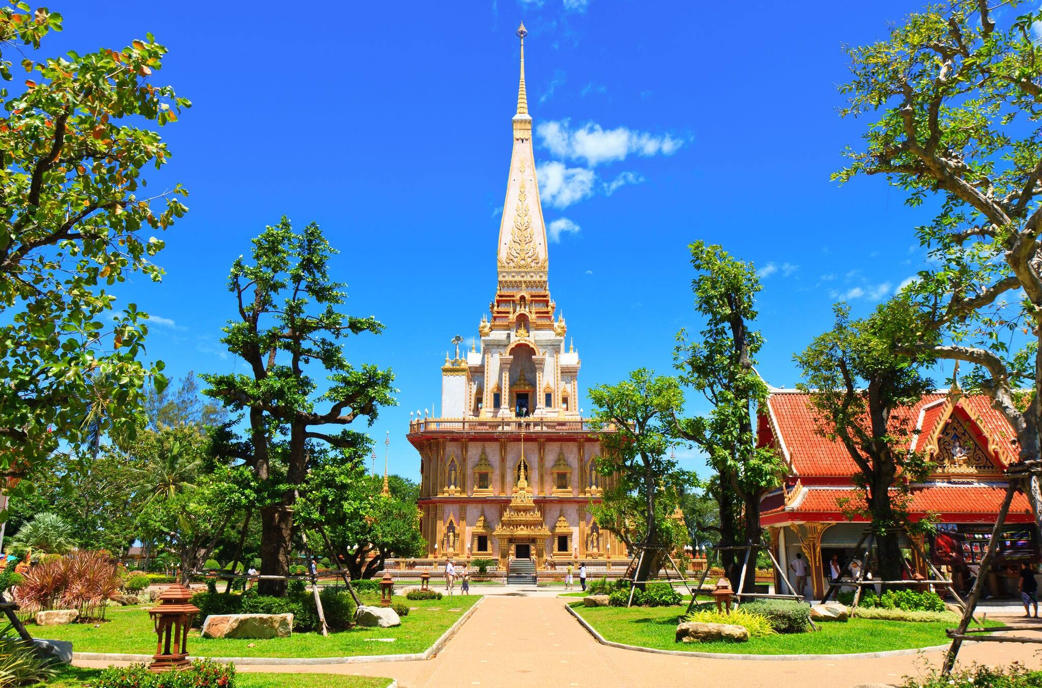 Wat Chalong temple in Phuket Thailand