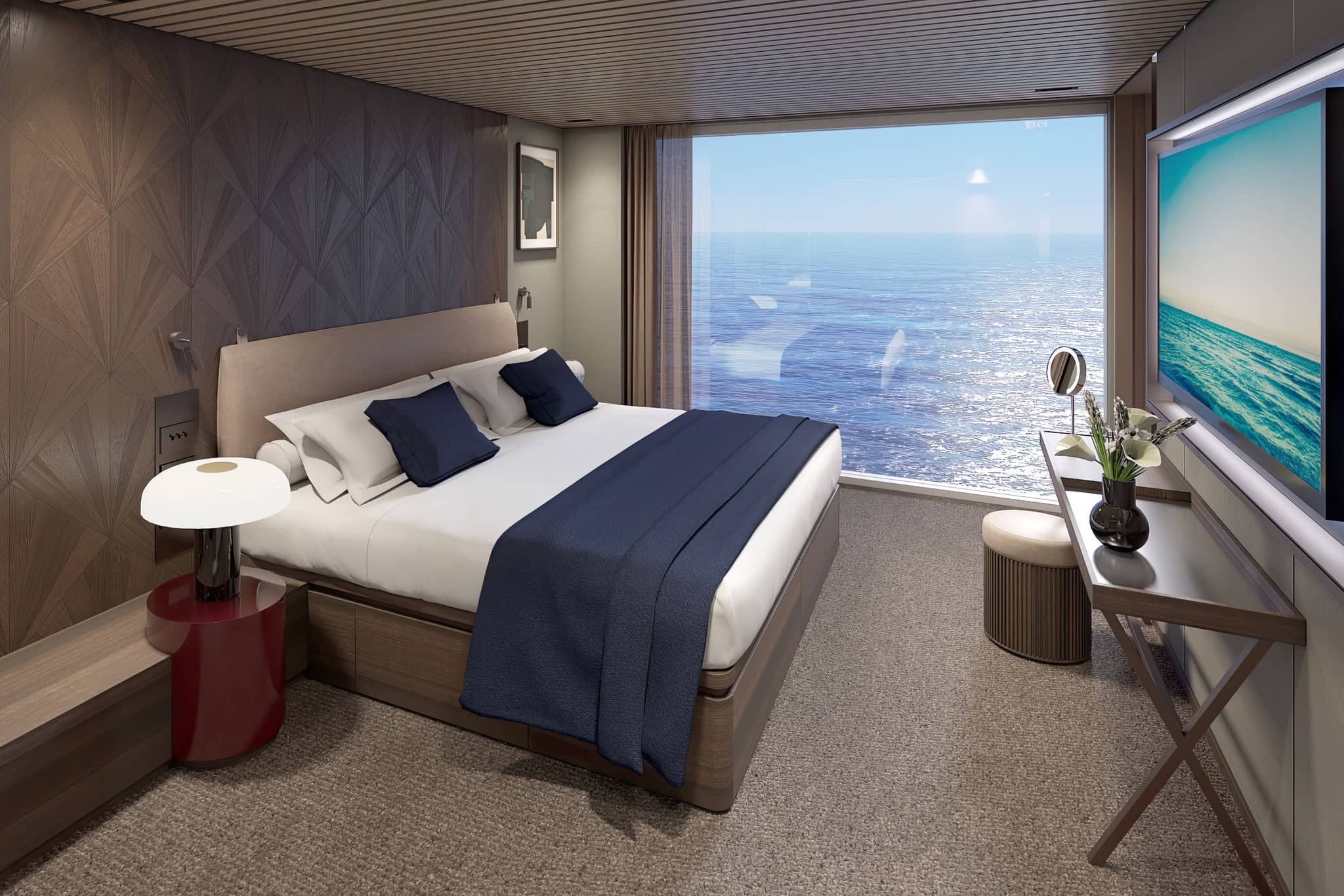 NCL Aqua Cruise Haven Duplex Bedroom