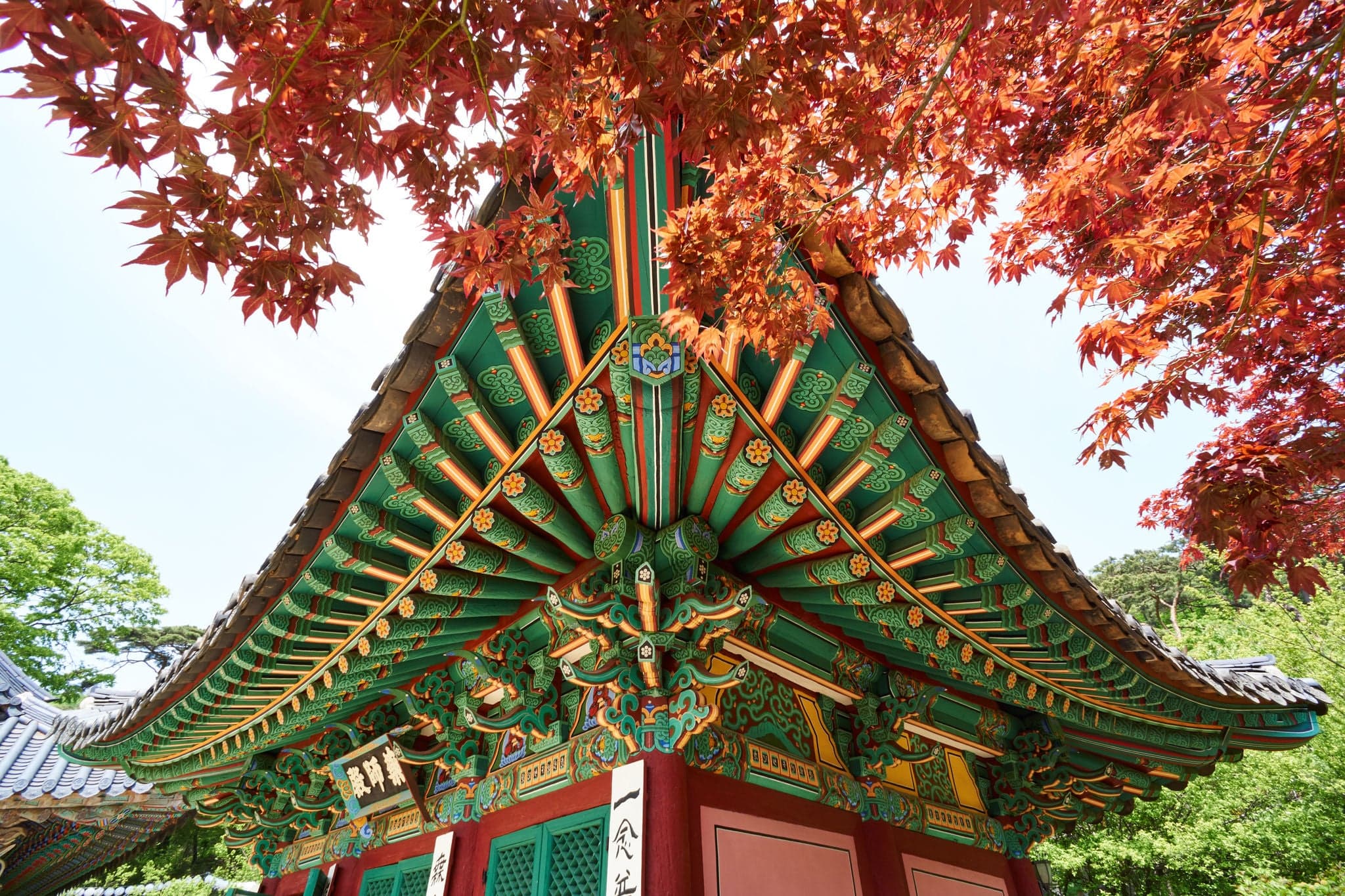 Jeondeungsa Temple in fall season/Gangwha/Incheon/South Korea