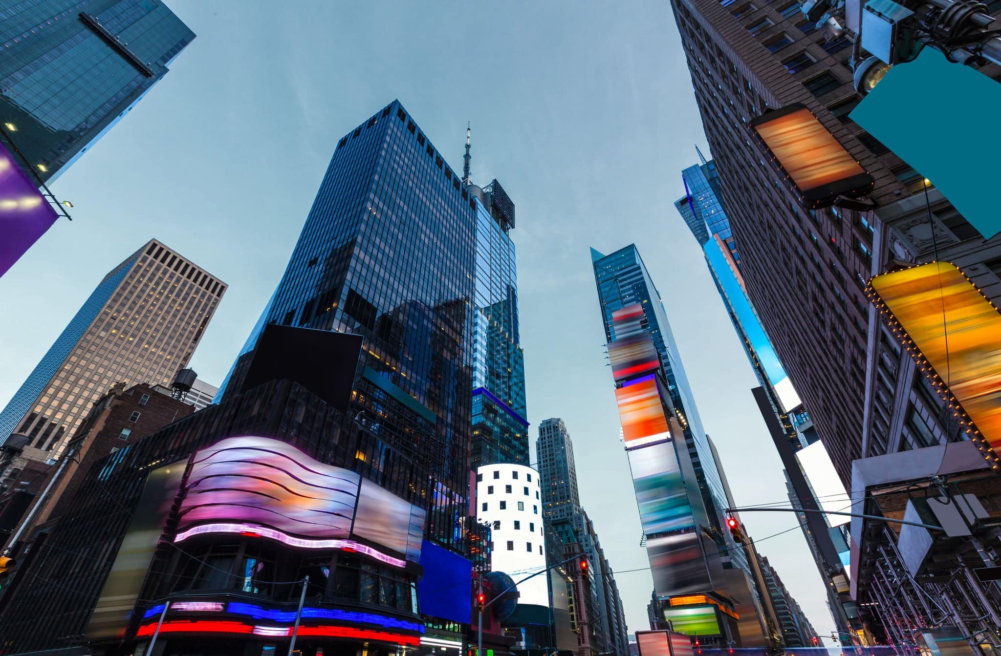 Times Square Manhattan New York all the ads deleted US