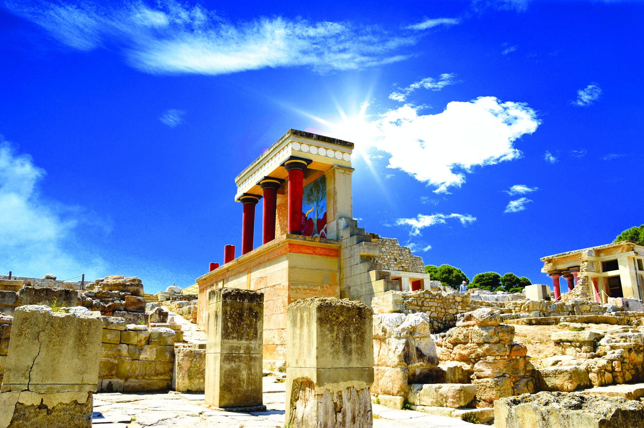 Knossos palace at Crete, Greece Knossos Palace