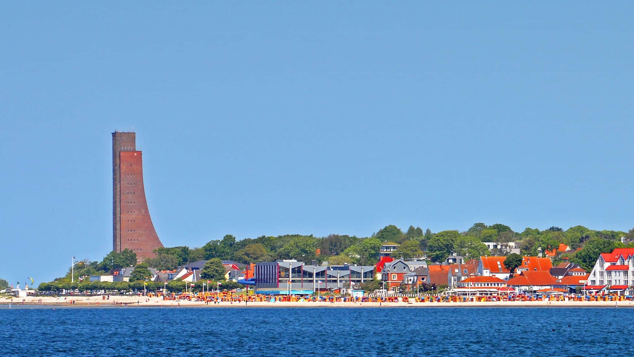 Panorama of Laboe in Germany