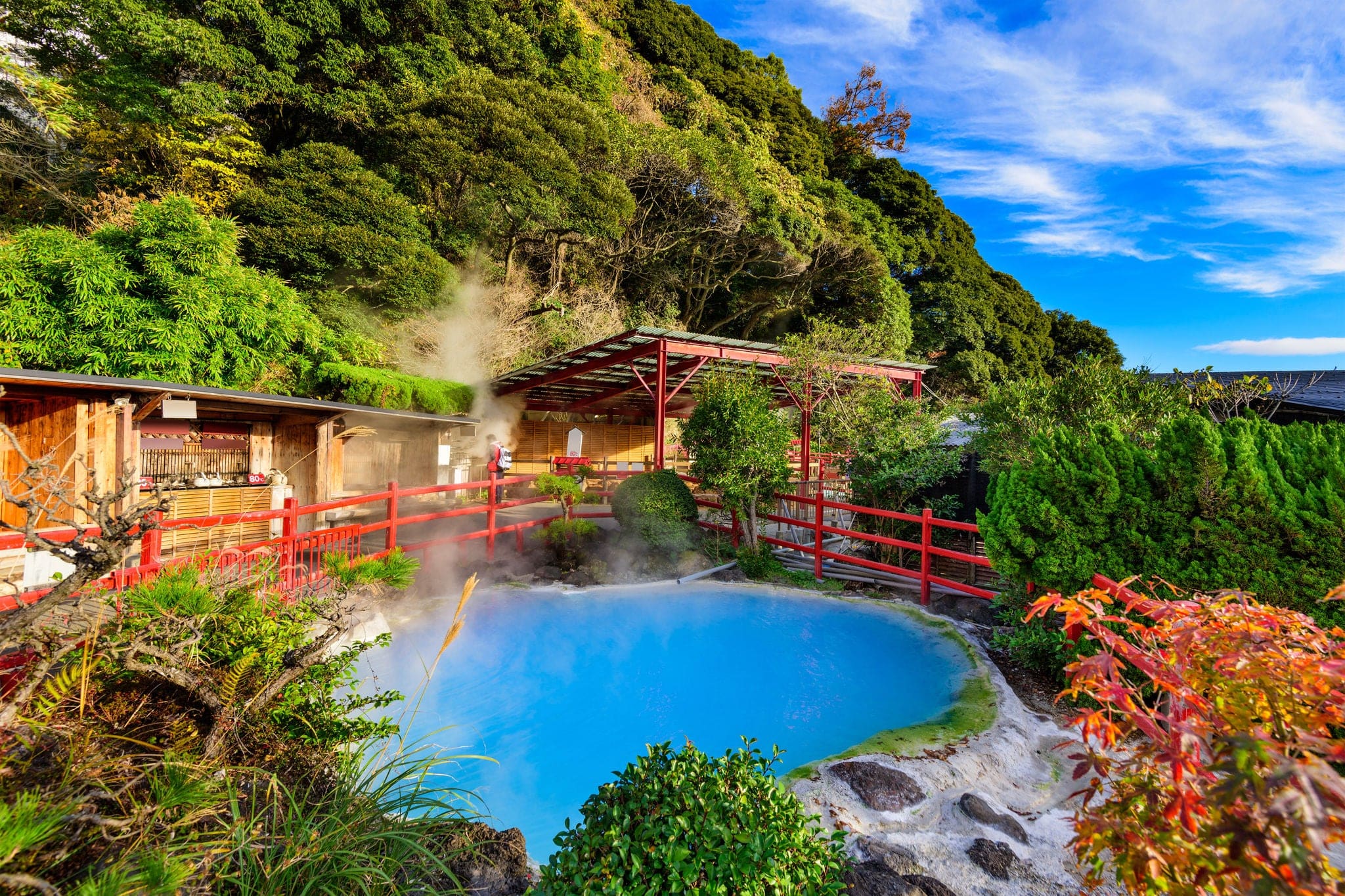 Beppu, Japan hot springs at kamado jigoku.