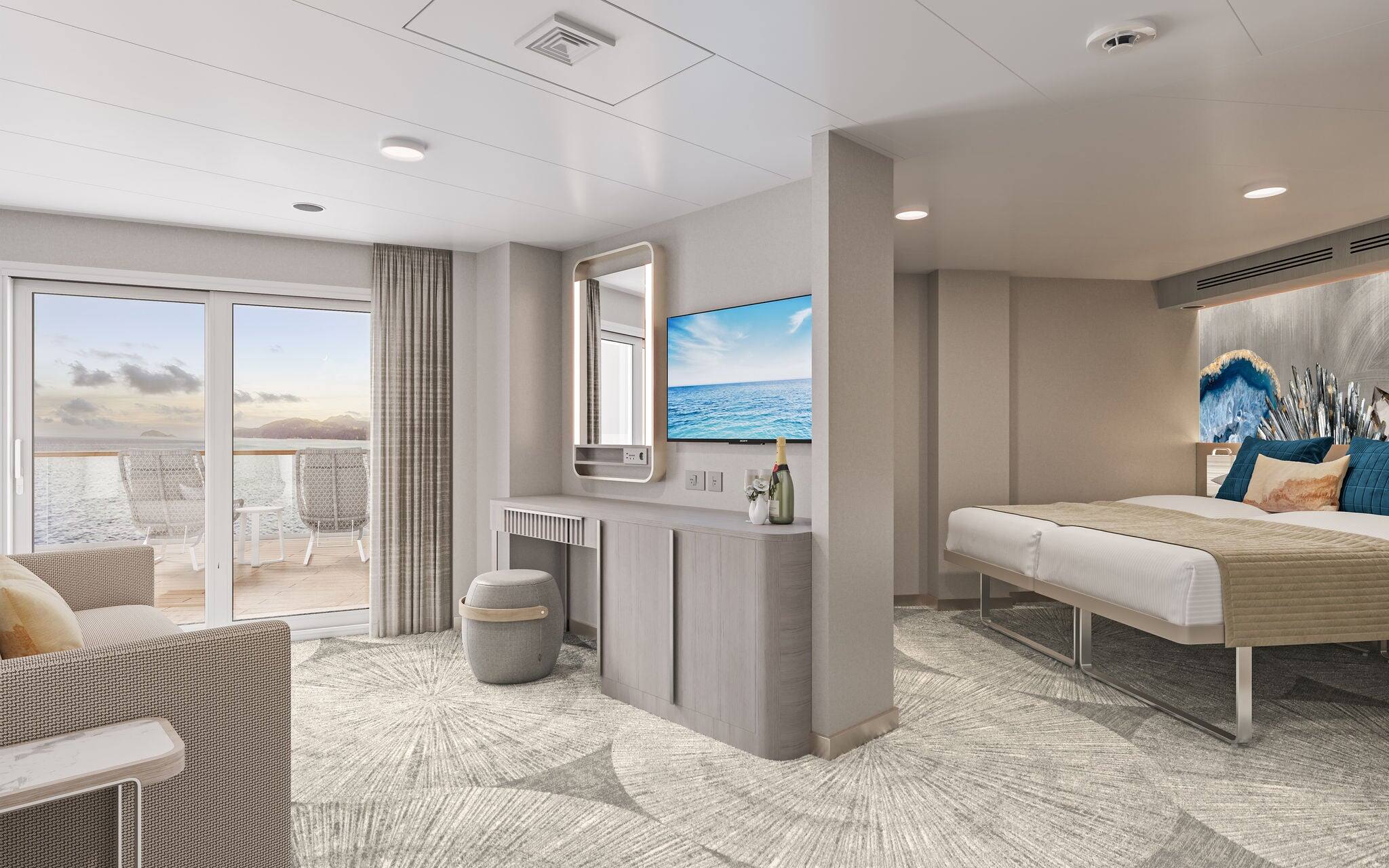 Aft-Facing Penthouse with Large Balcony, Norwegian Prima
