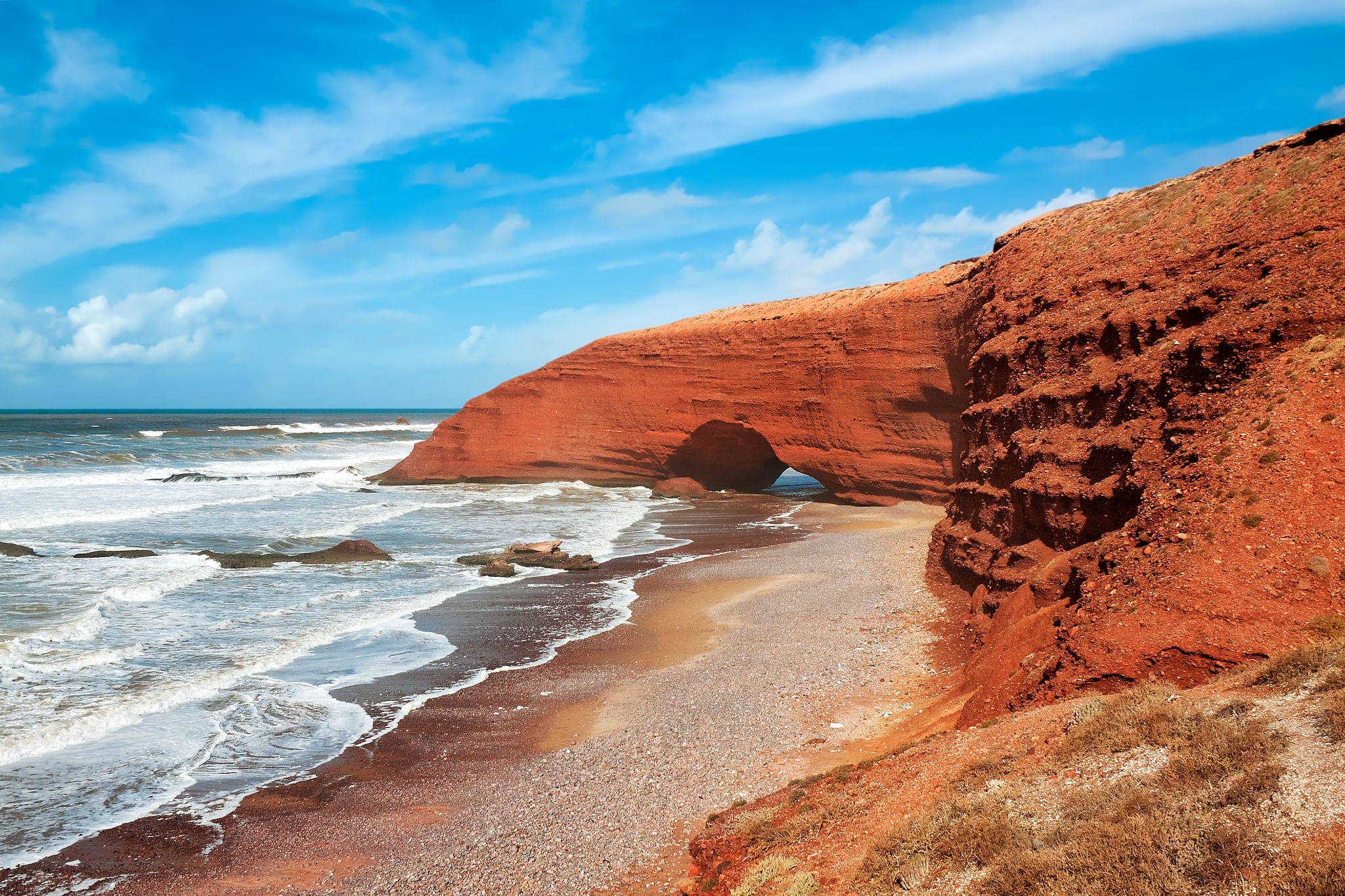 Legzira beach, Sidi Ifni, Souss-Massa-Draa, Morocco