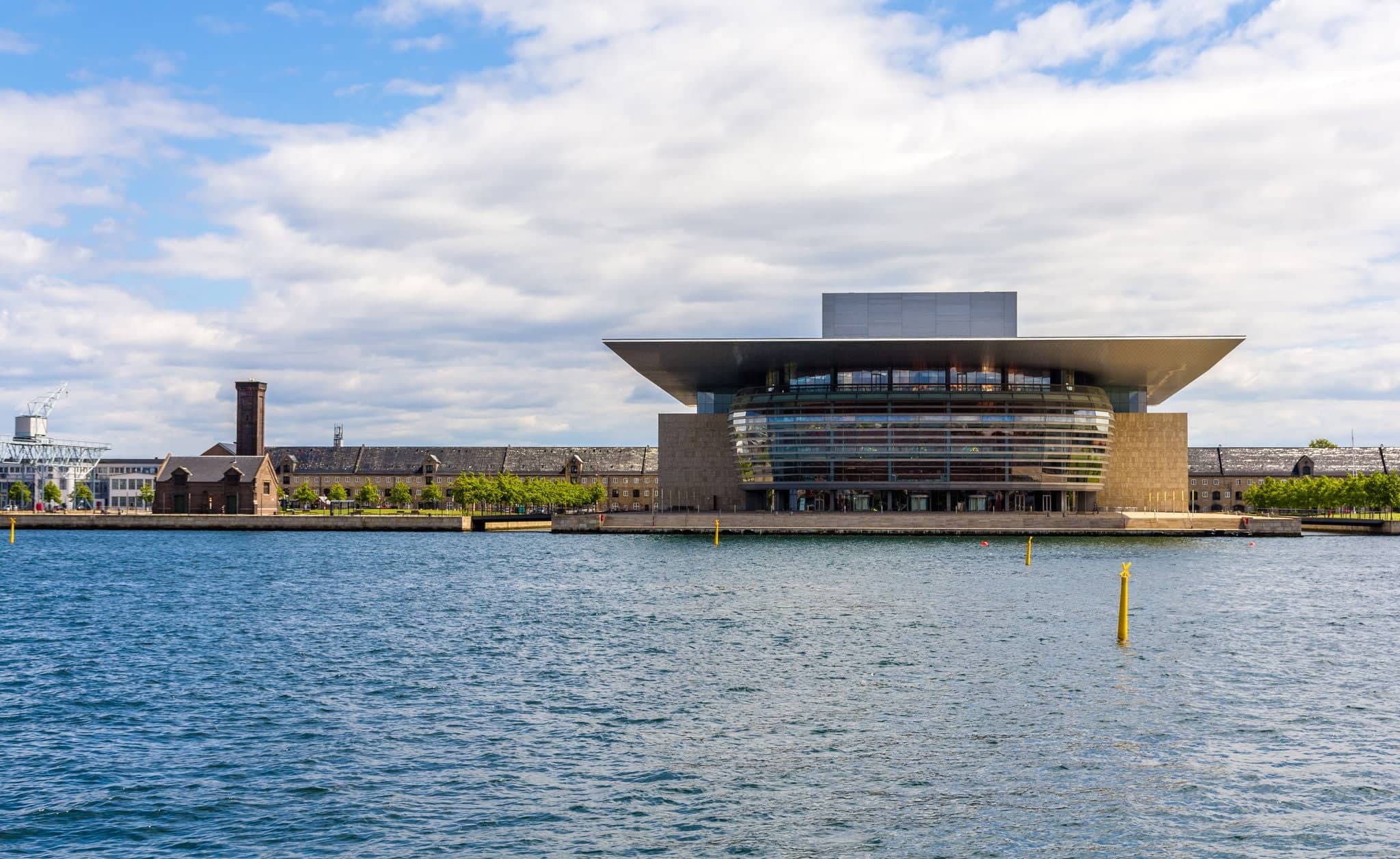 View of Copenhagen Opera House in Denmark