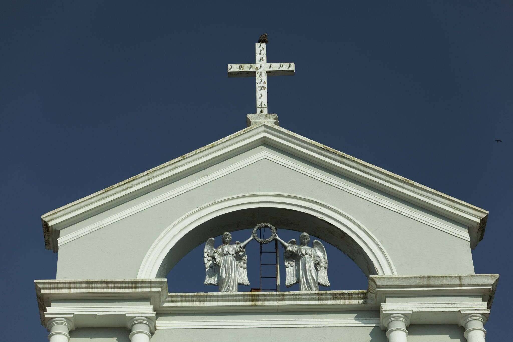 Milagres Church view from outside. Mangalore, Karnataka, India.