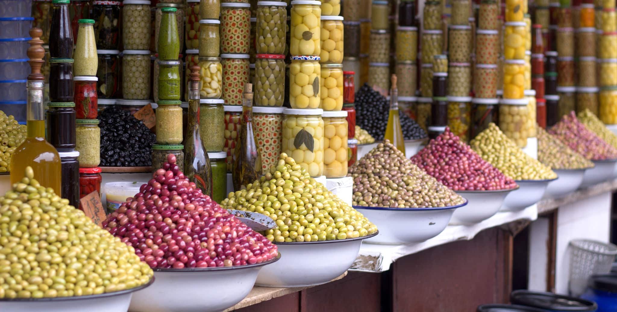 freshly picked olives