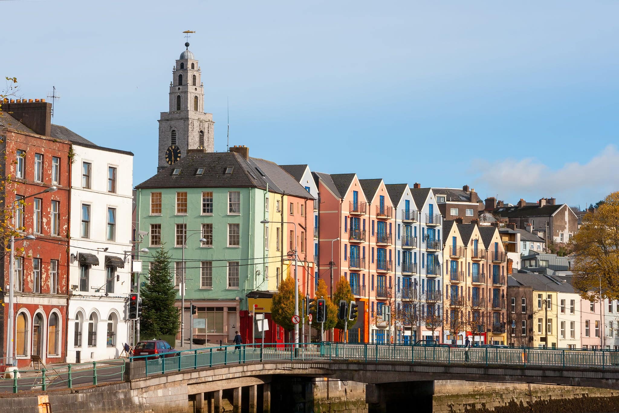 St Patrick's Quay on river Lee. Cork, Ireland