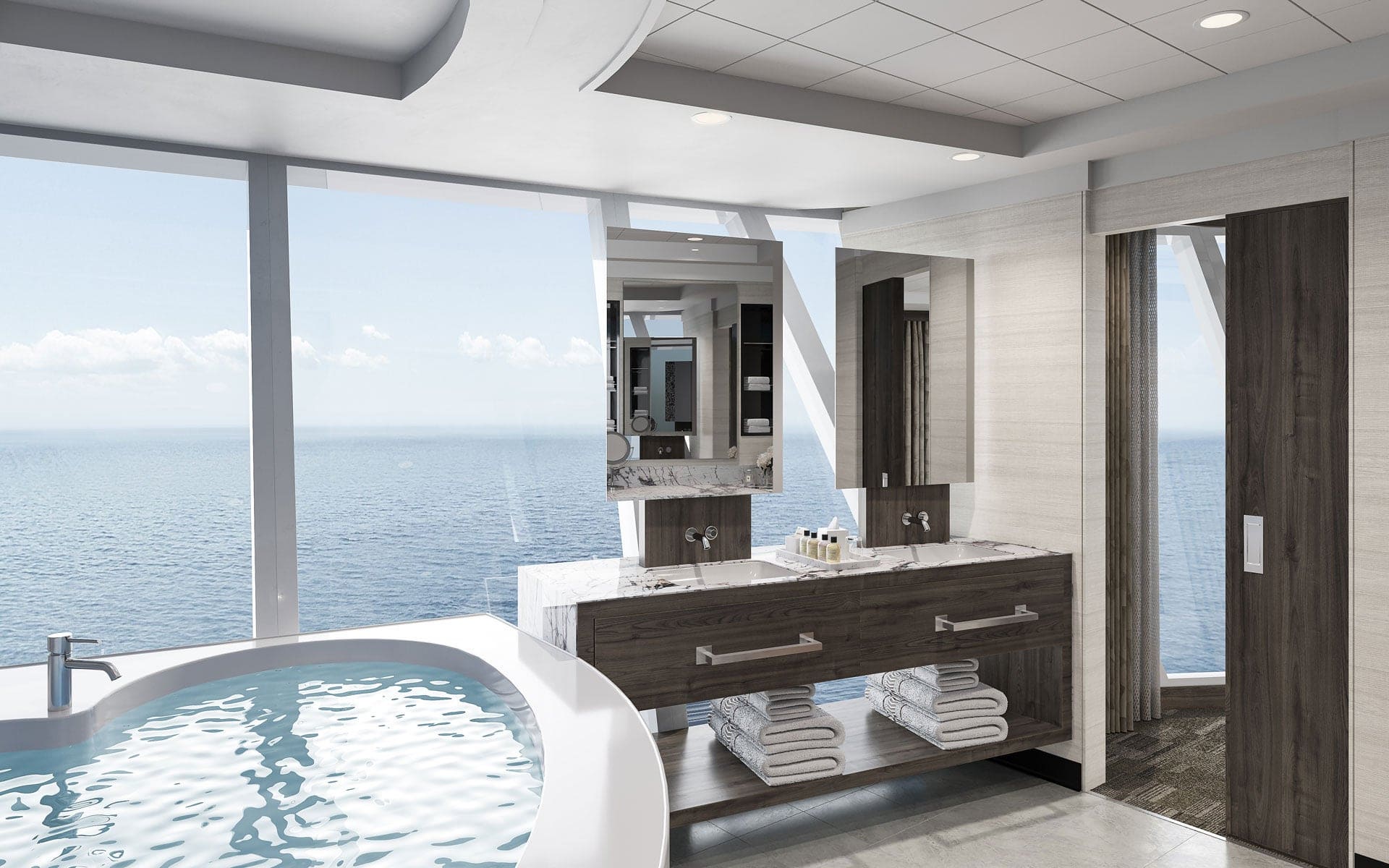 The Haven Deluxe Owner's Suite with Large Balcony Bathroom