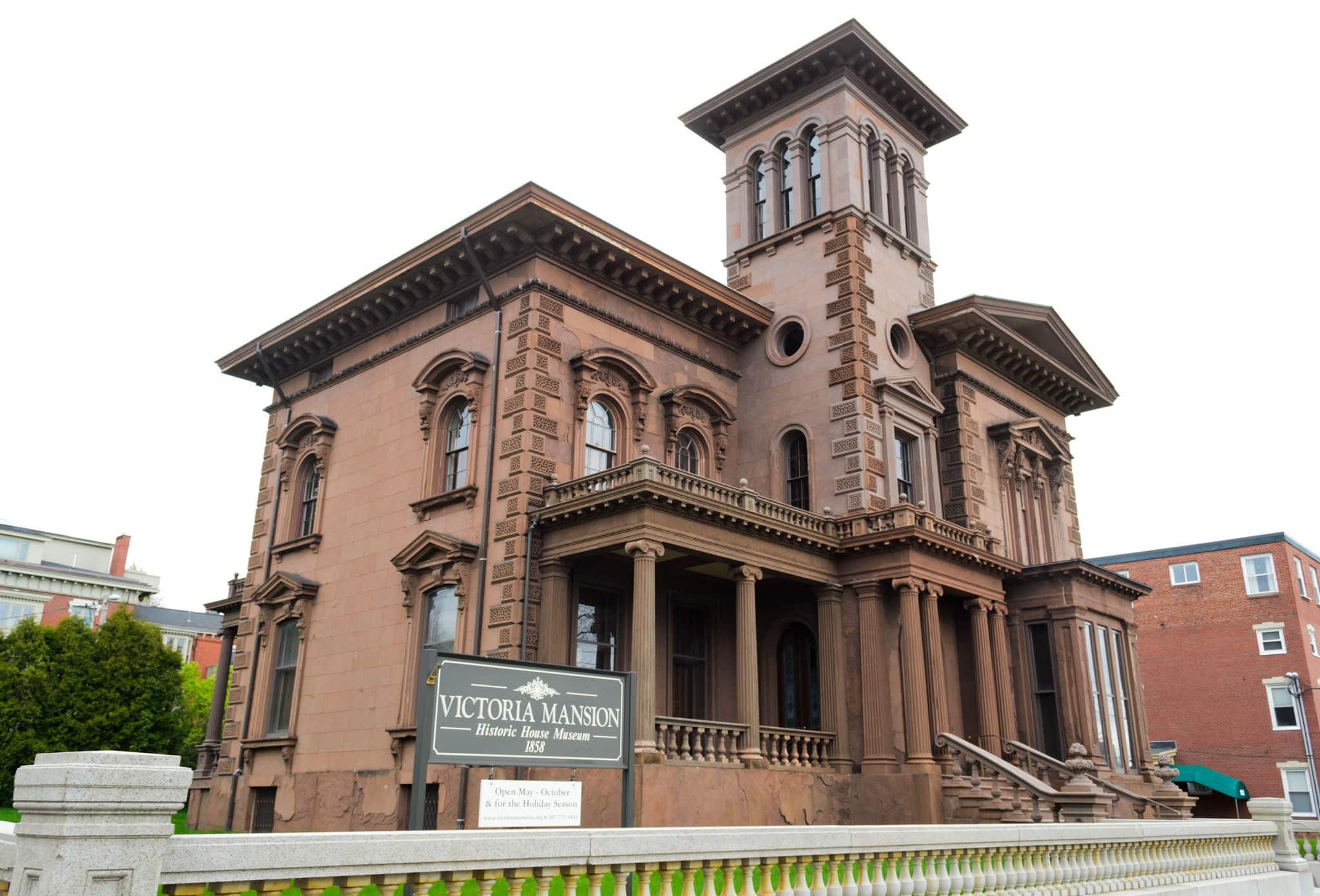 historic Victoria Mansion in Portland, Maine