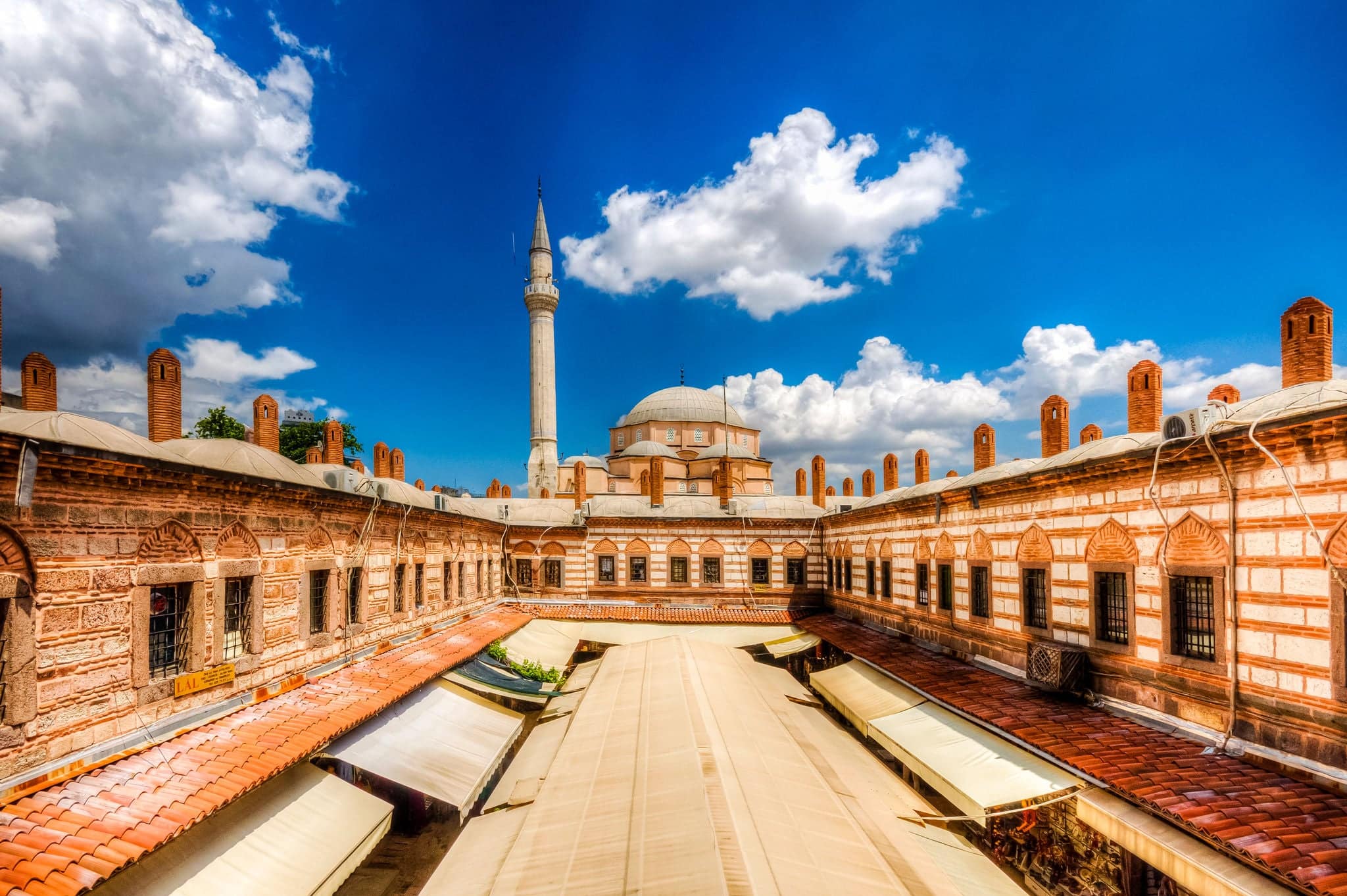 Hisaronu Mosque in Izmir City of Turkey