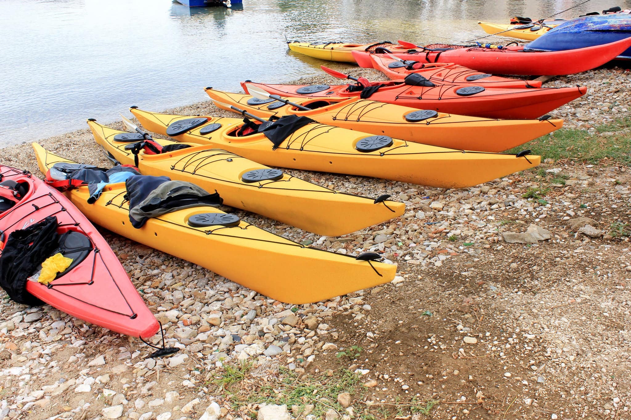 kayaks colorfull