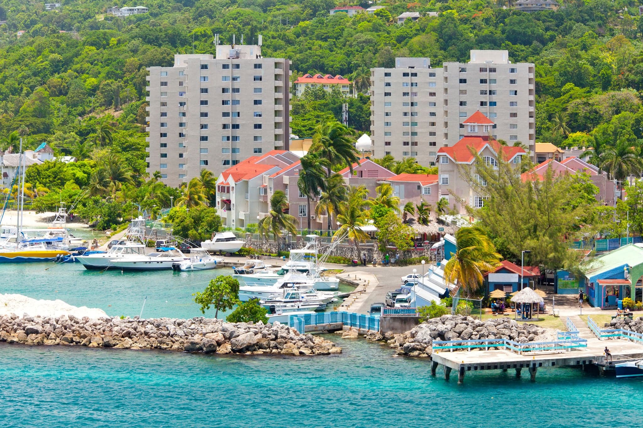 Town Center in Ocho Rios, Jamaica