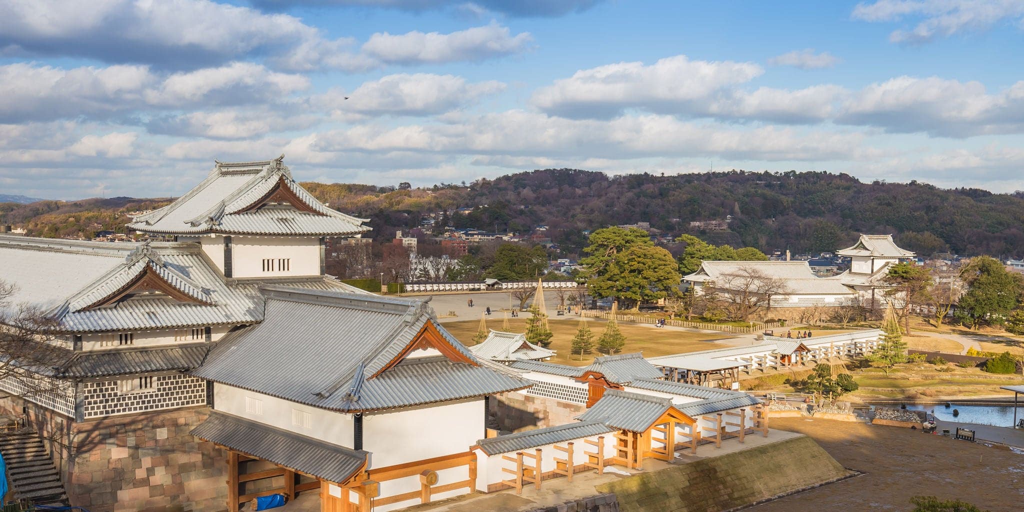 Kanazawa castle in Japan