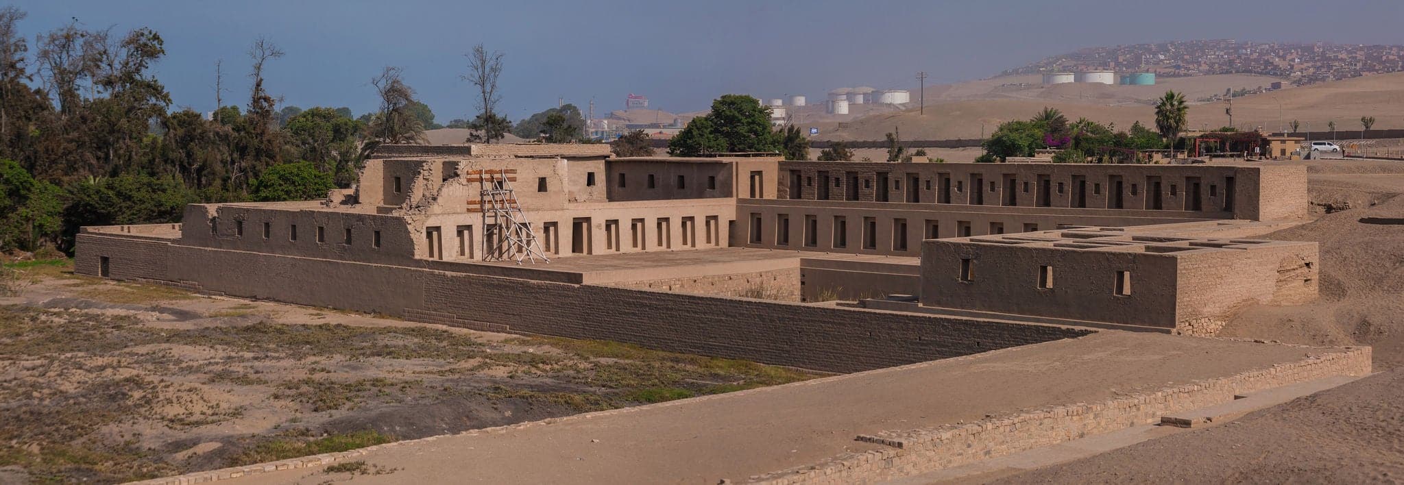 Pachacamac ruins in Lima, Peru.
