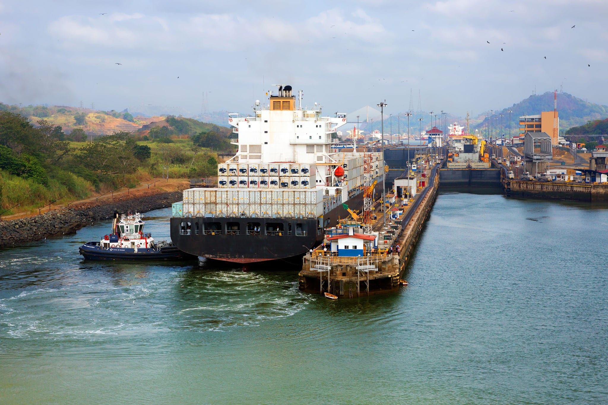 The gateway of the Panama canal