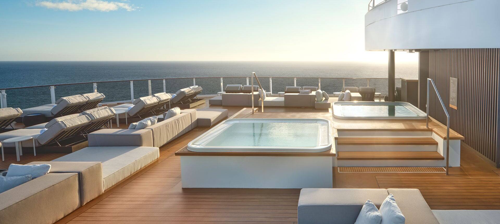 The Haven Hot Tub Deck, Norwegian Prima