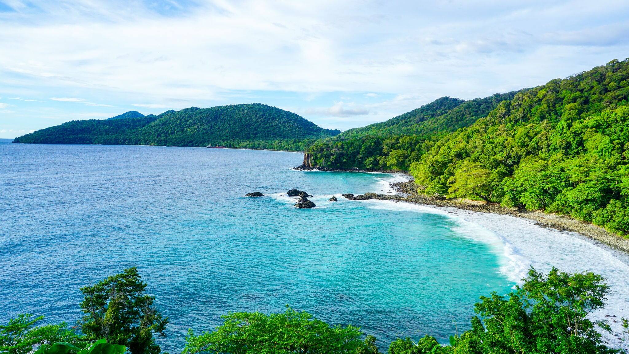Sabang Island Acheh Indonesia is an island that also been hit by tsunami on December 2004 with