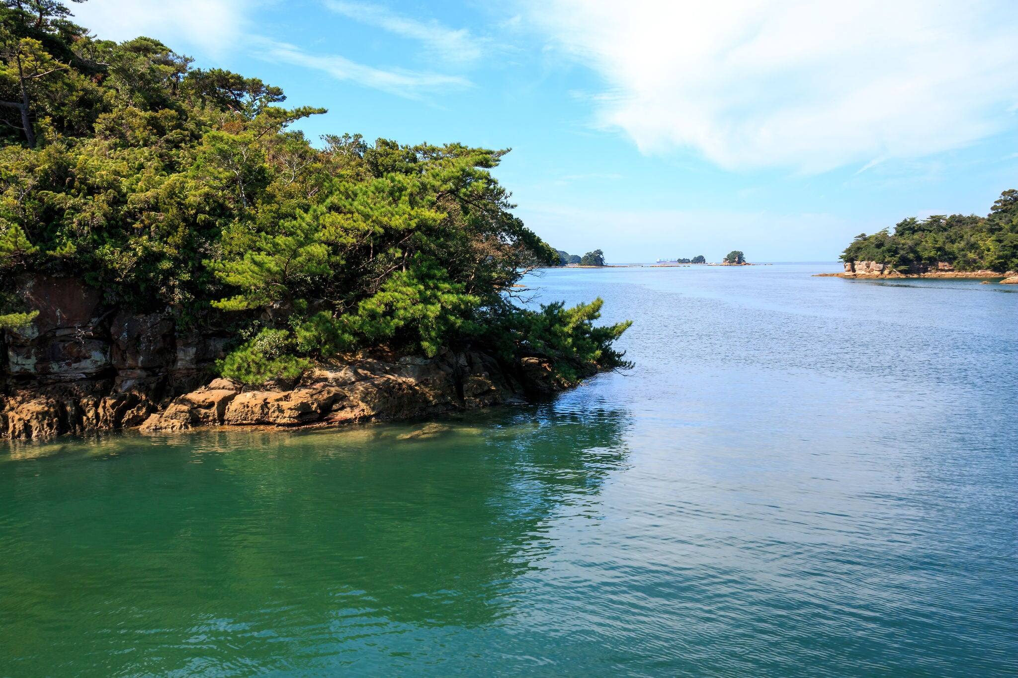 Ninety Nine islands in Sasebo, Nagasaki, Japan.