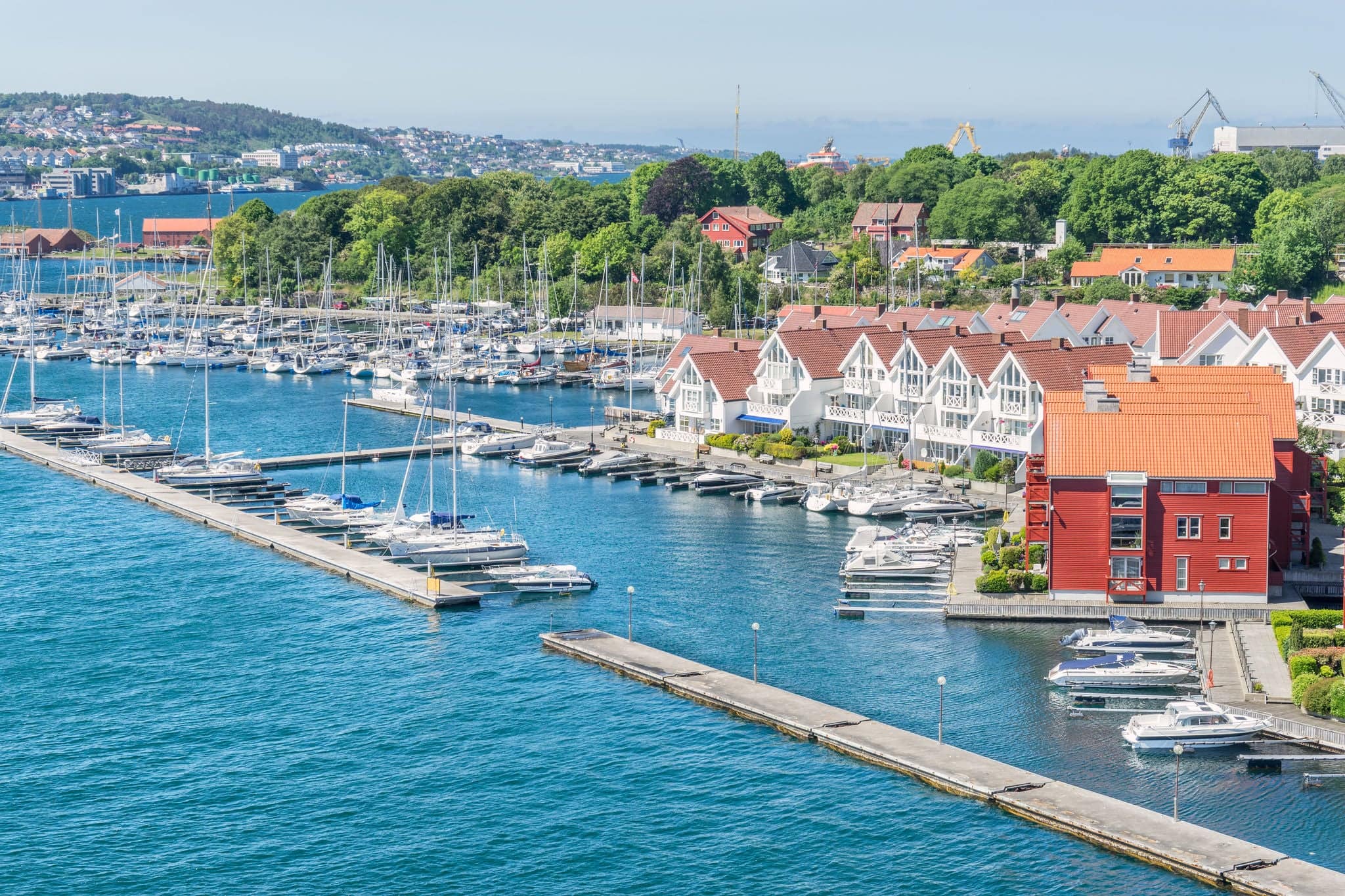 Stavanger marina and housing
