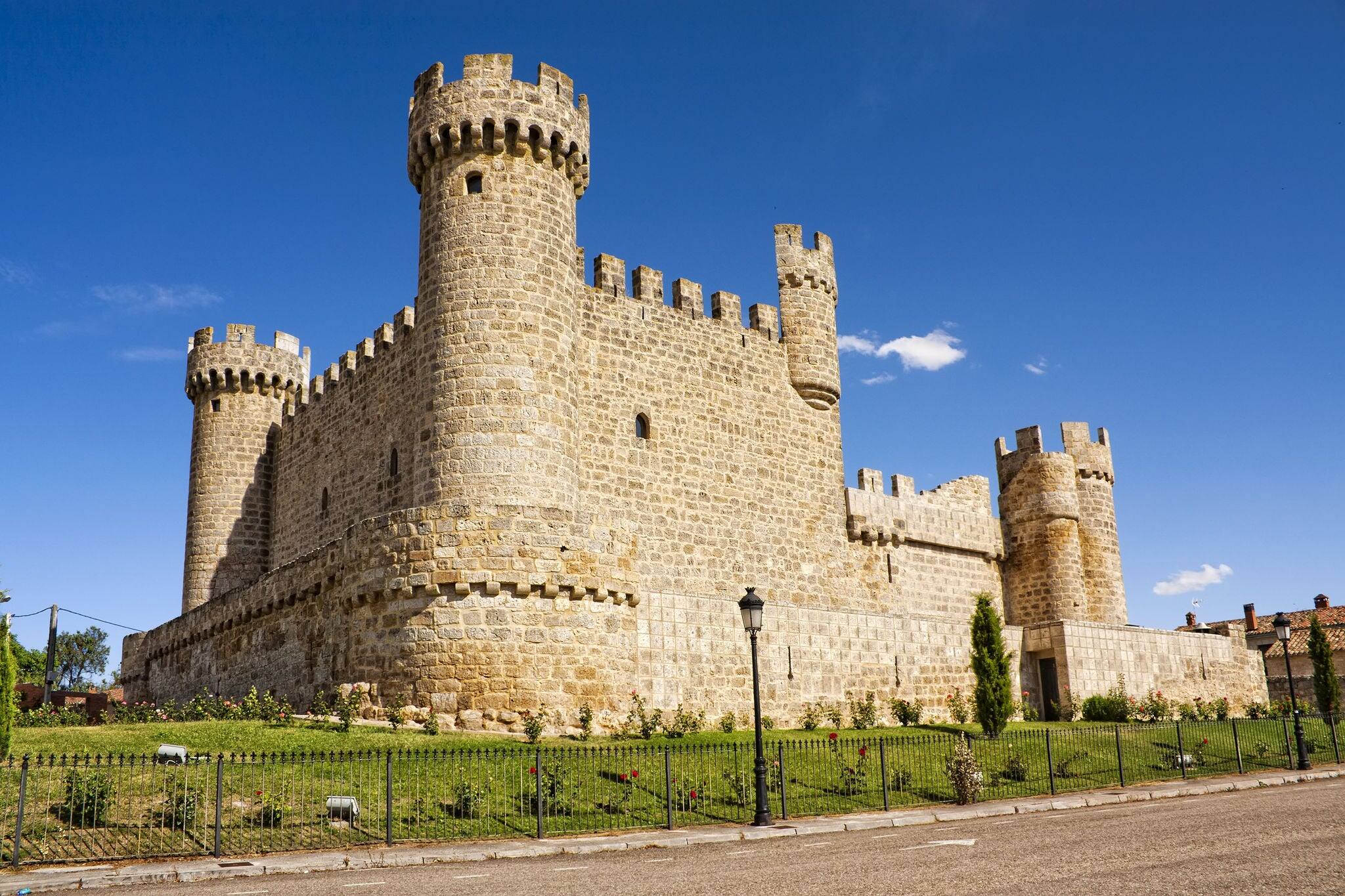 The Castle of Cartagena, a town of Sasamon Olmillos, Burgos, Spain (XV century).
