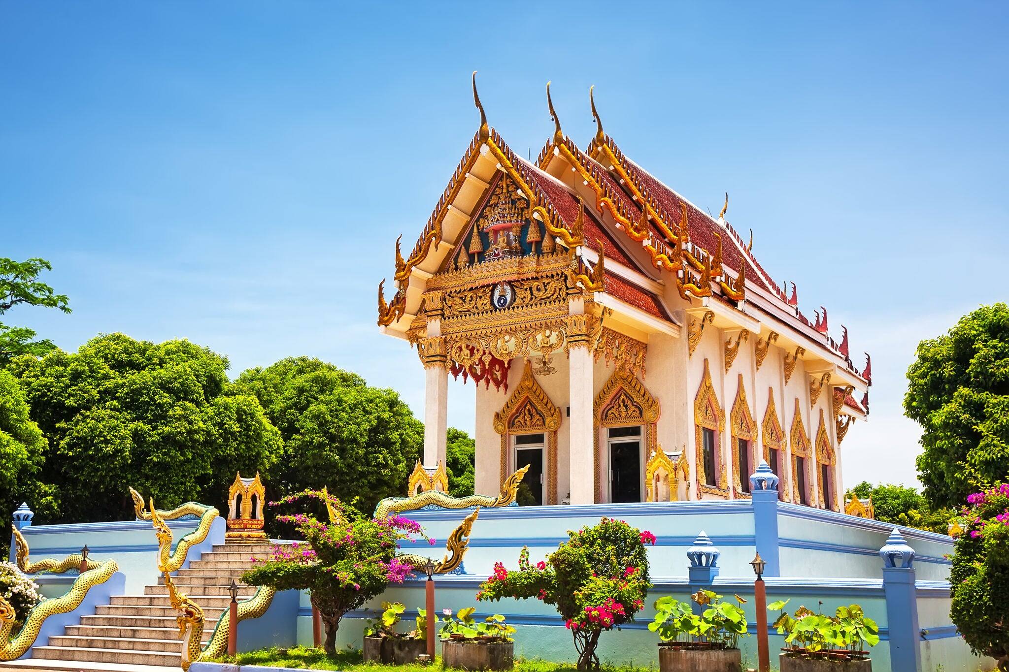 Thailand, Koh Samui, Kunaram Temple (Wat Kunaram)