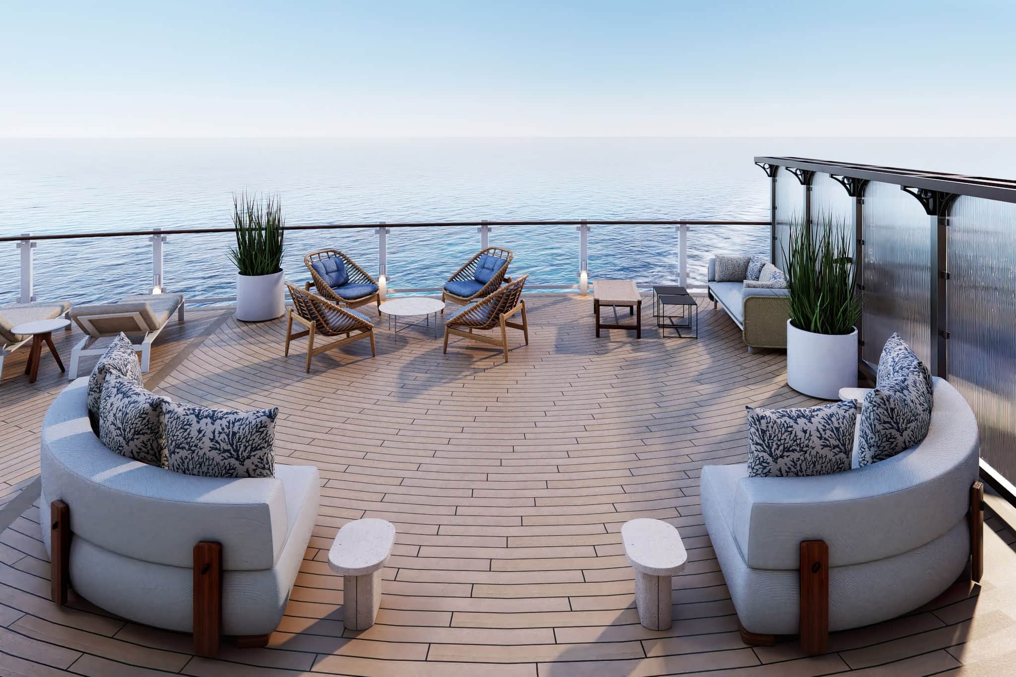 NCL Prima Entertainment Indulge Outdoor Lounge
