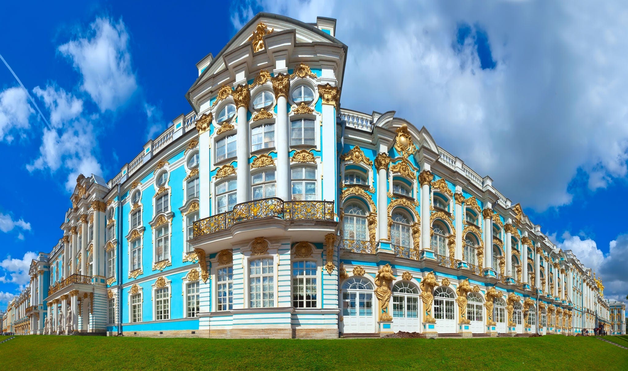 Catherine Palace in Tsarskoye Selo (Pushkin), St. Petersburg, Russia