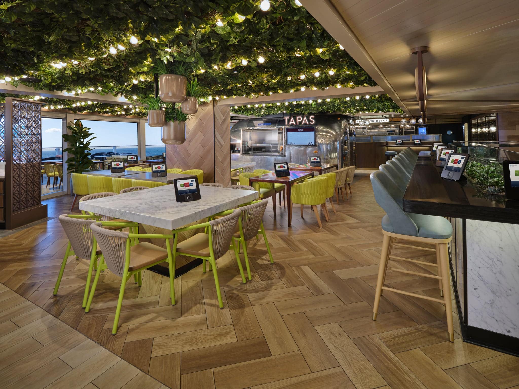 NCL Viva Indulge Food Hall Tapas