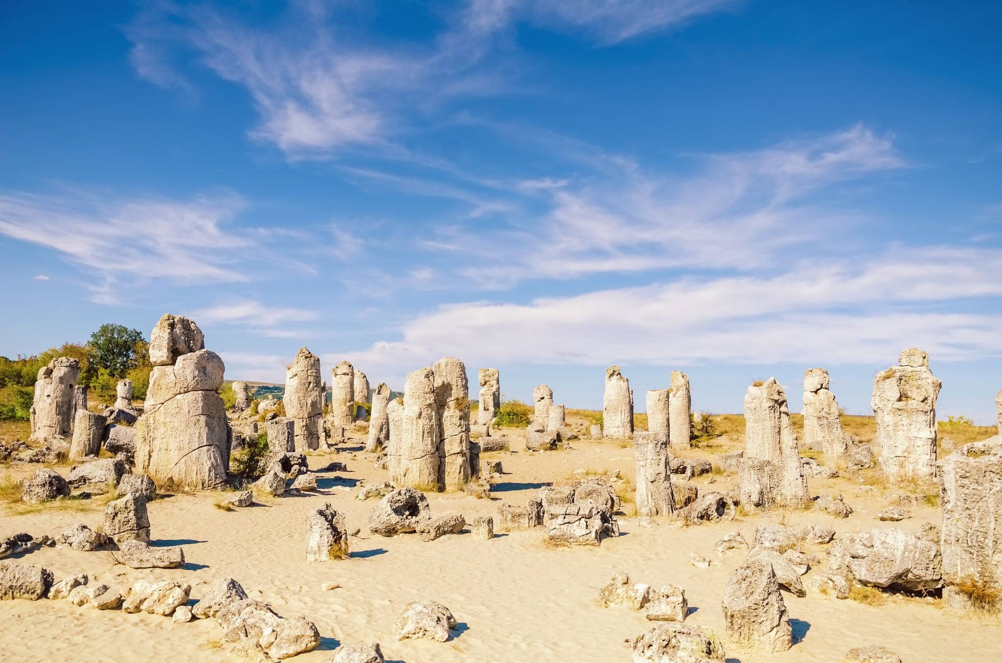 Stone Forest - Fabulous Rock Phenomenon. Varna Province, Bulgaria