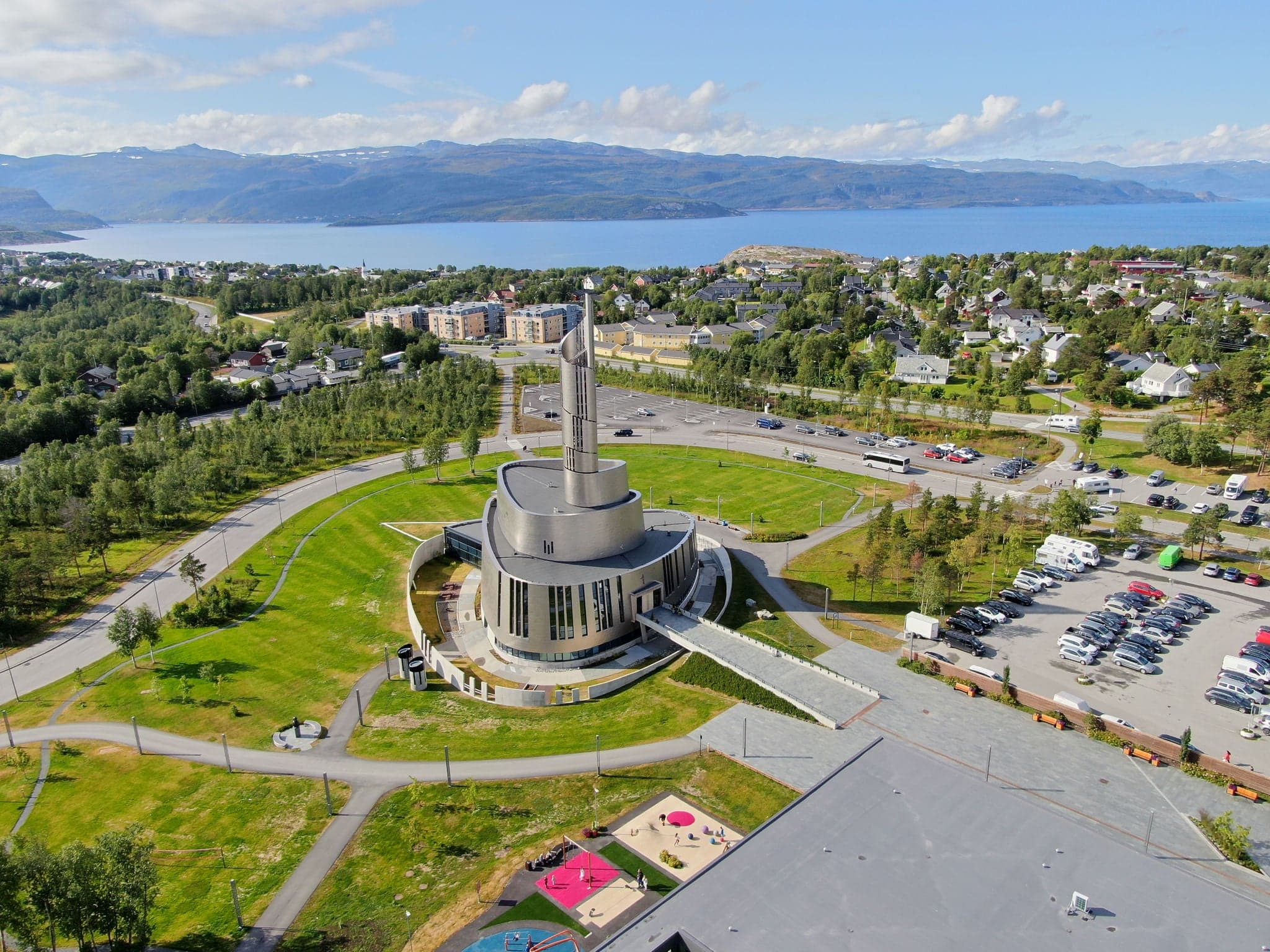 Northern Light Cathedral in Alta Norway