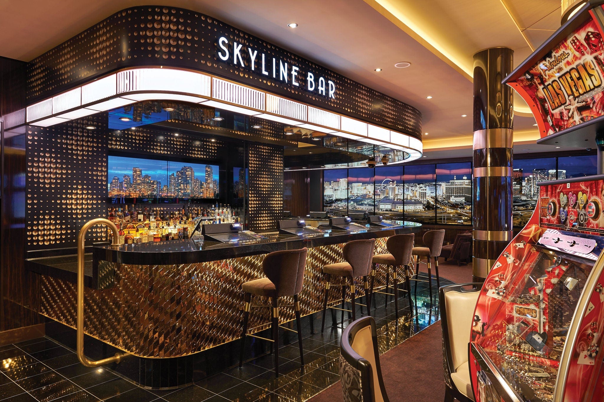 Skyline Bar on Norwegian Bliss