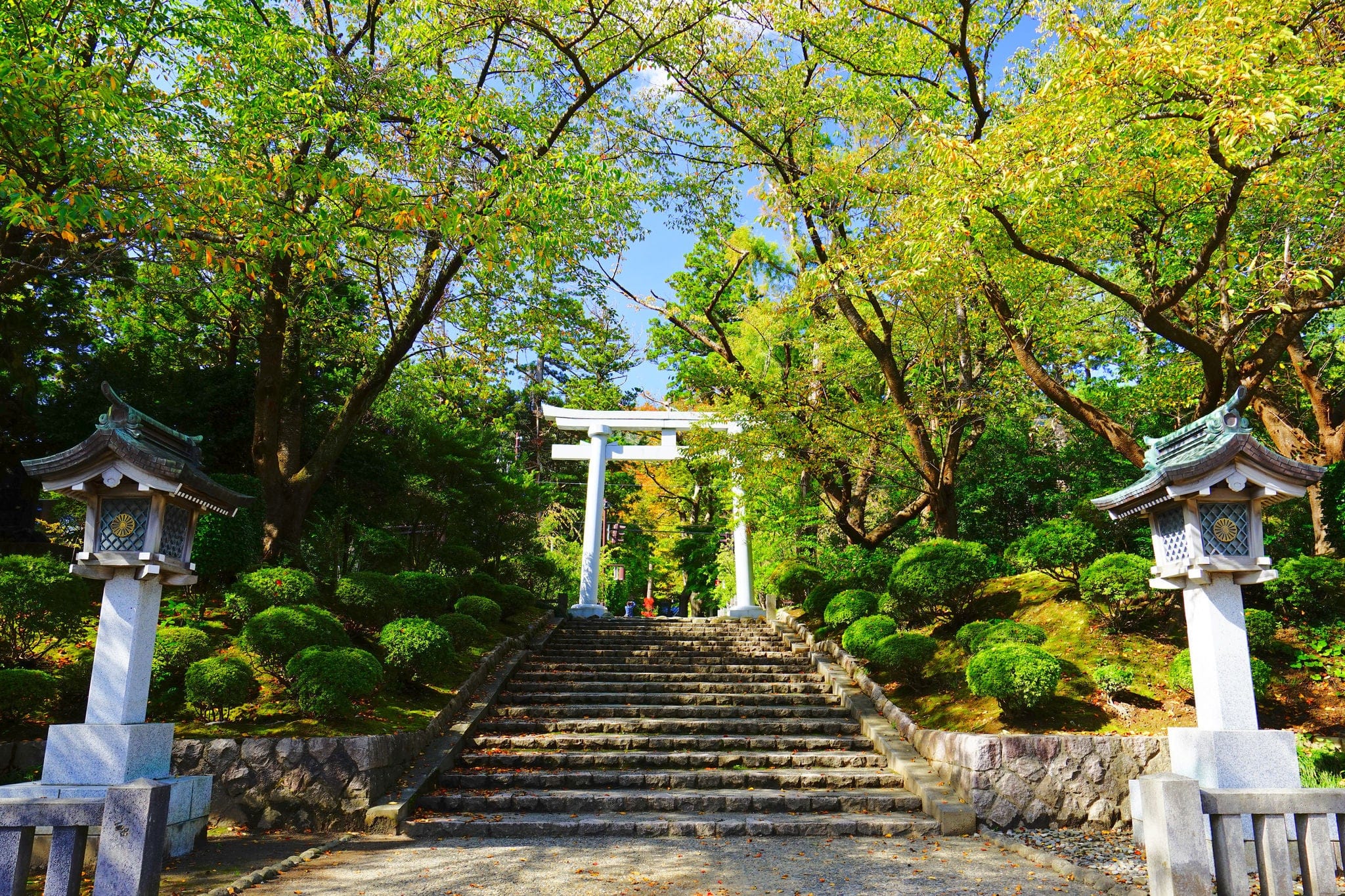 Yahiko Shrine at Yahiko Village, Niigata , Japan