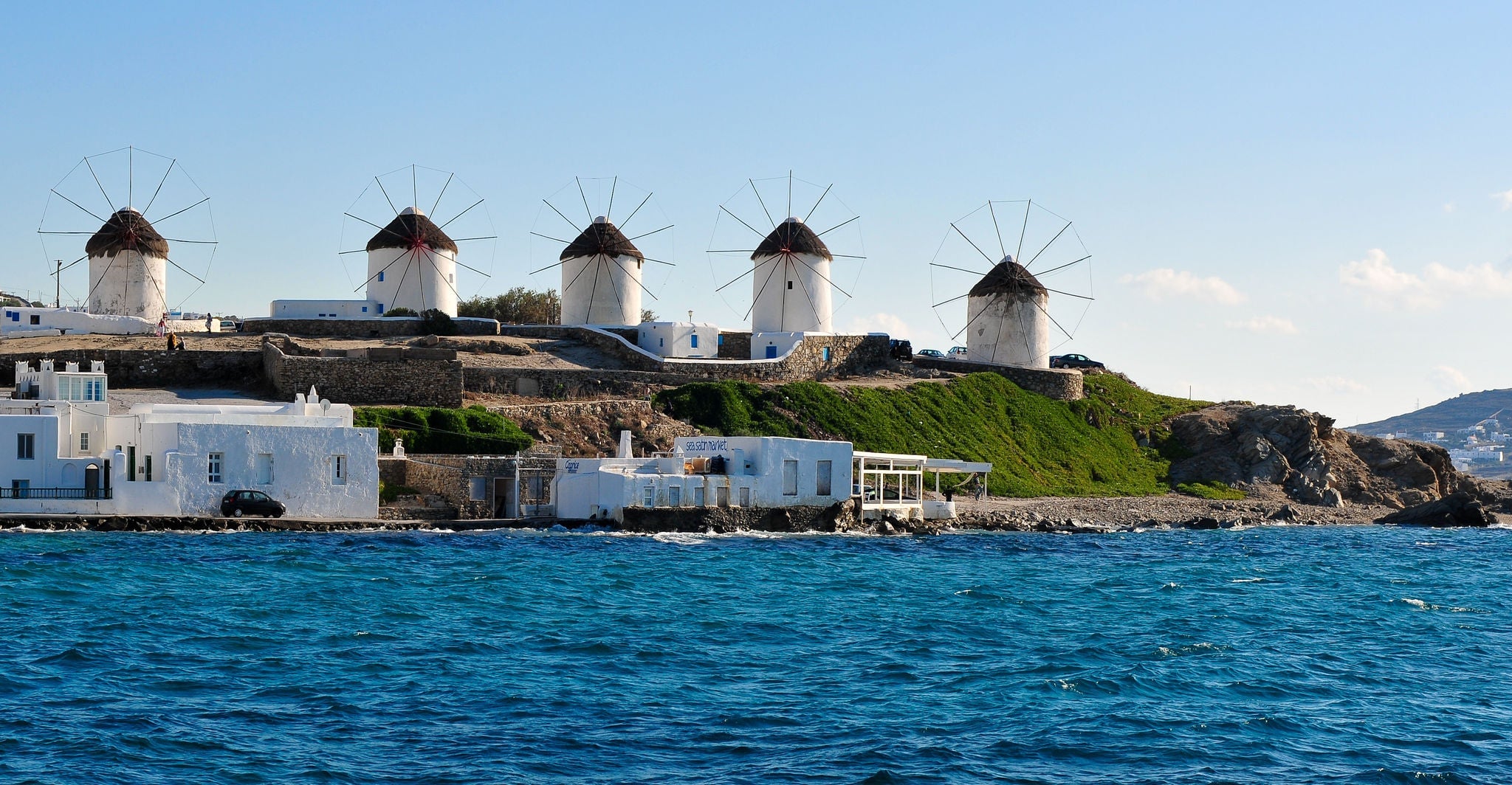 The five windmills of Mykonos - Greece