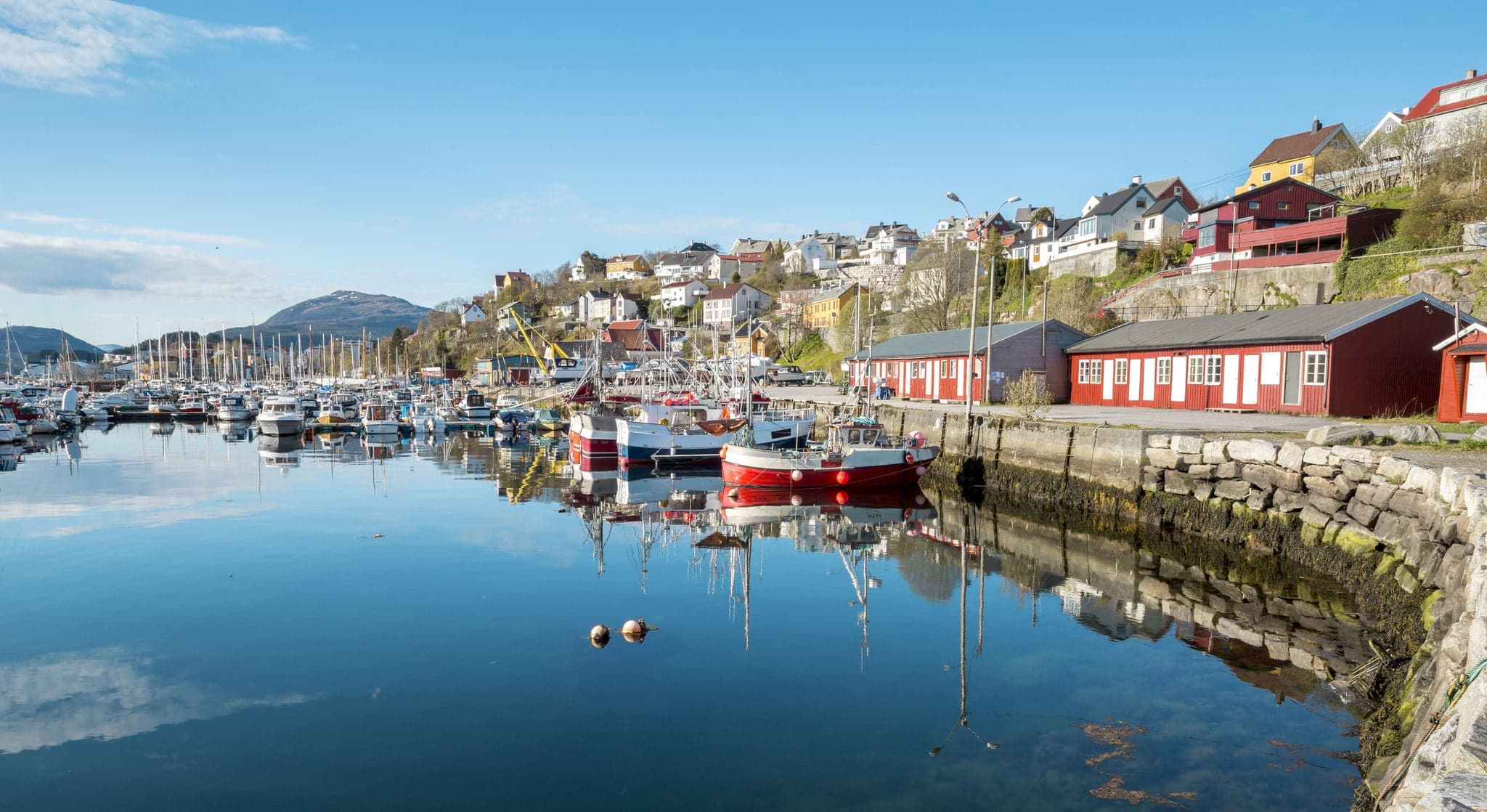 Panorama of Kristiansund, Norway
