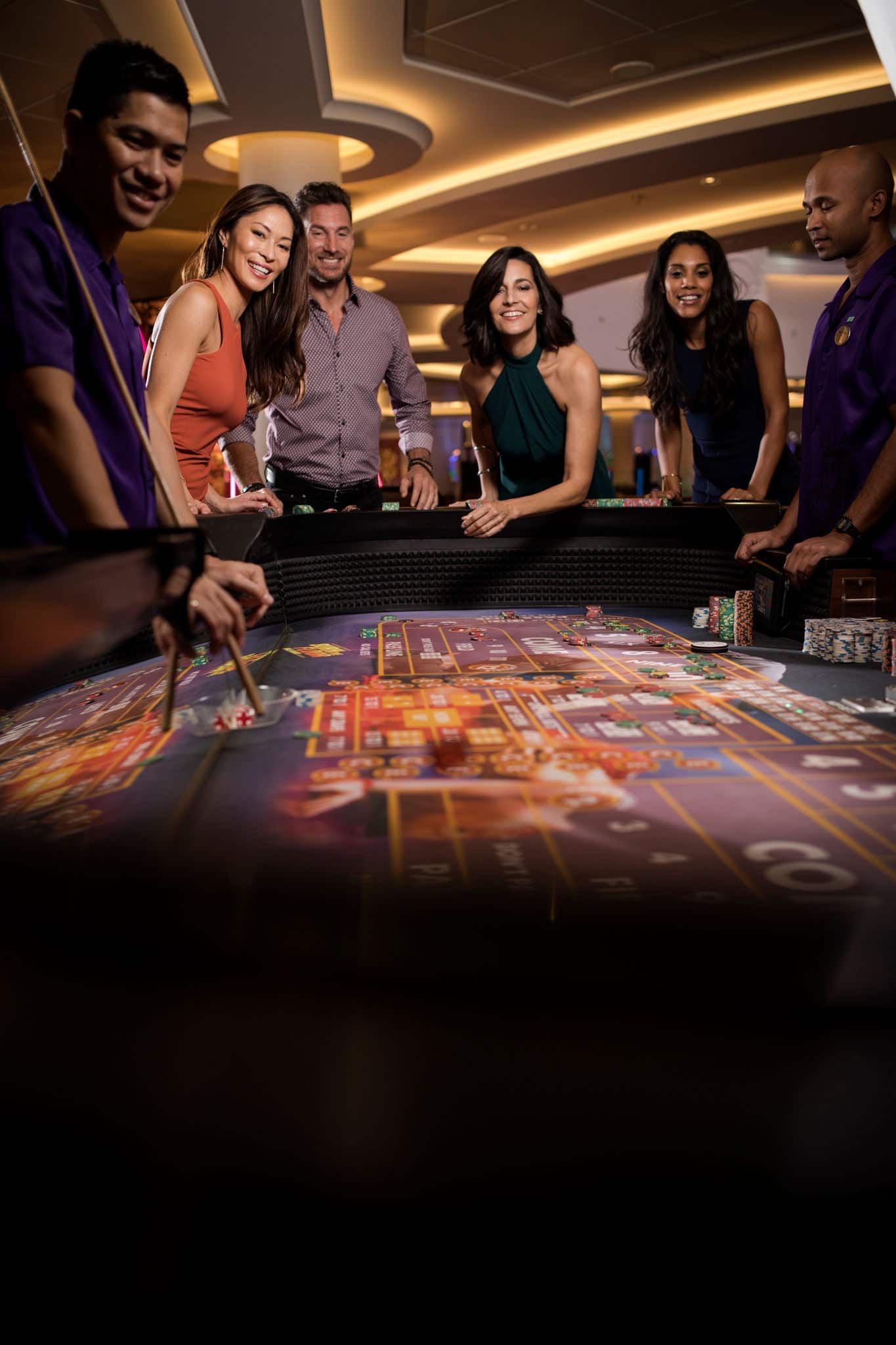Pila de fichas de casino.