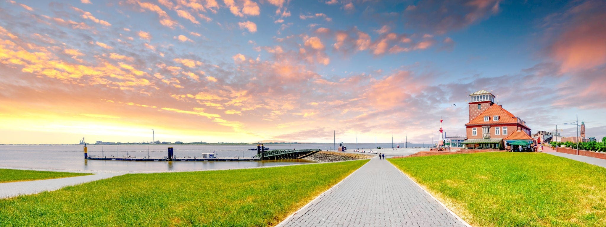 Marina city of Bremerhaven, Germany