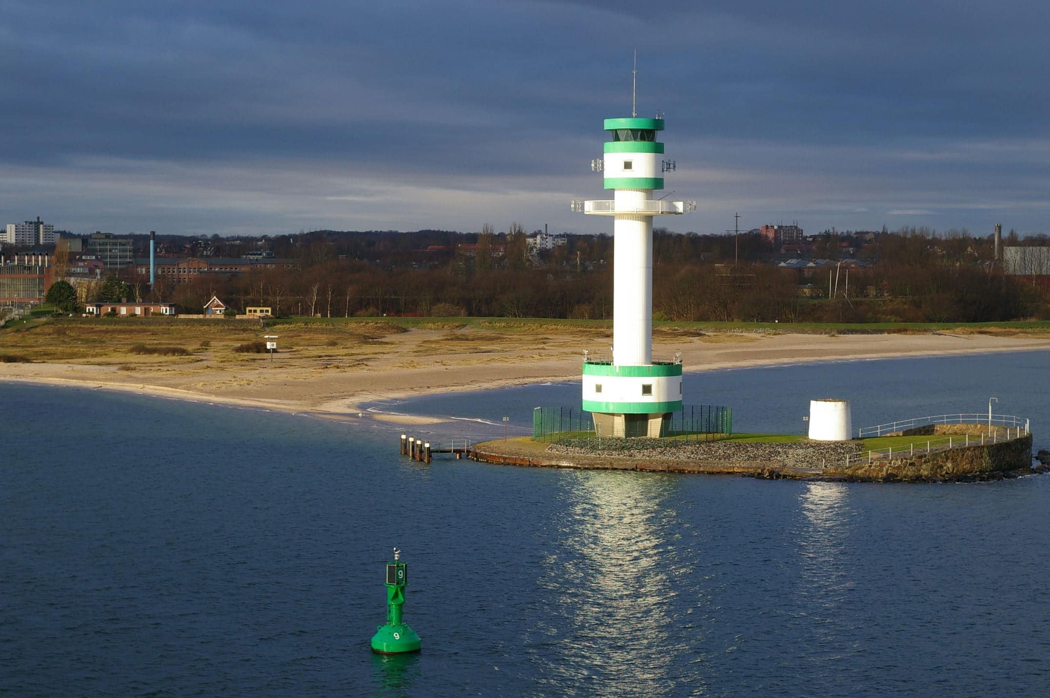 Lighthouse in the Kieler fjord