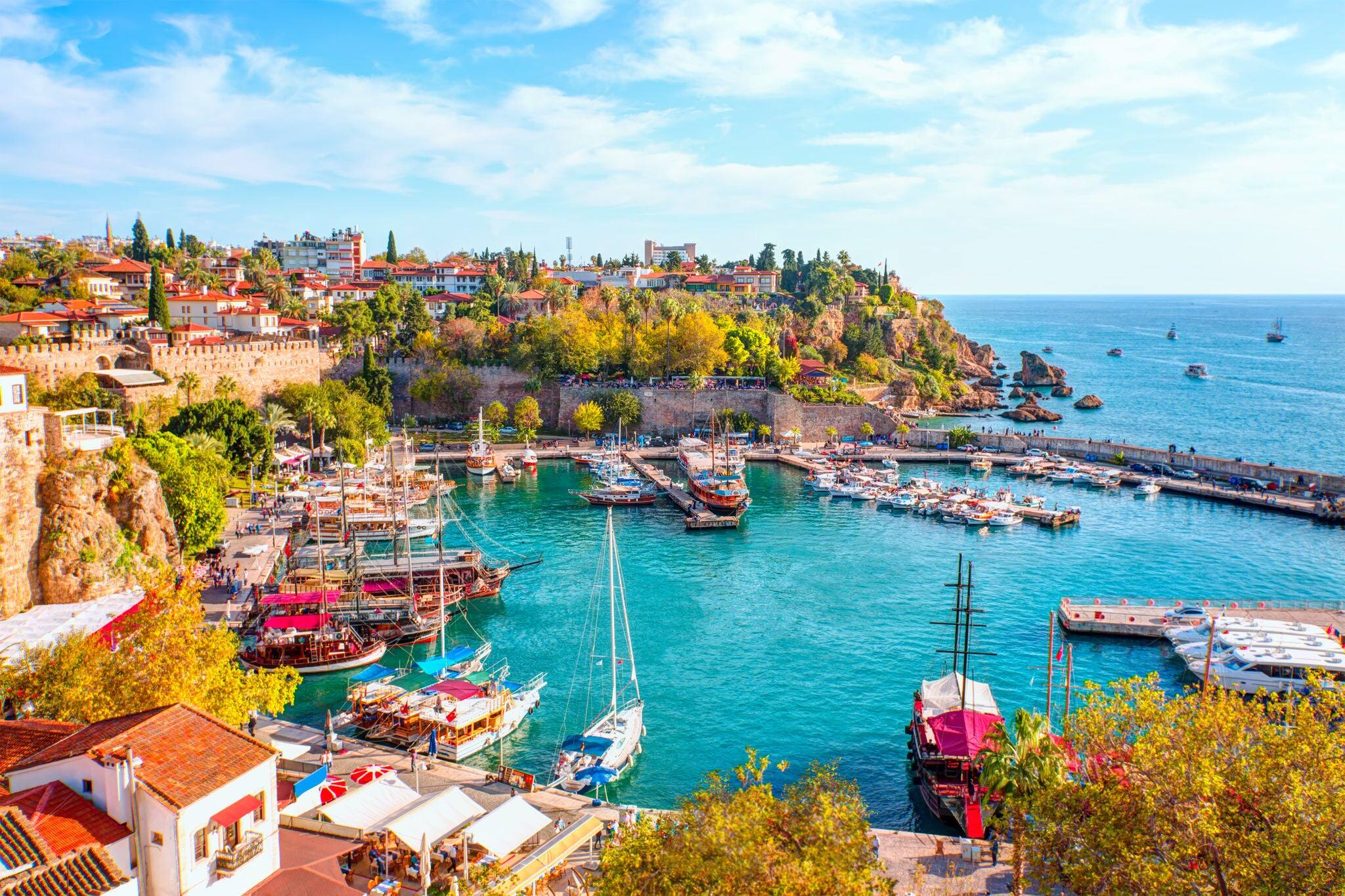 Old town (Kaleici) in Antalya, Turkey