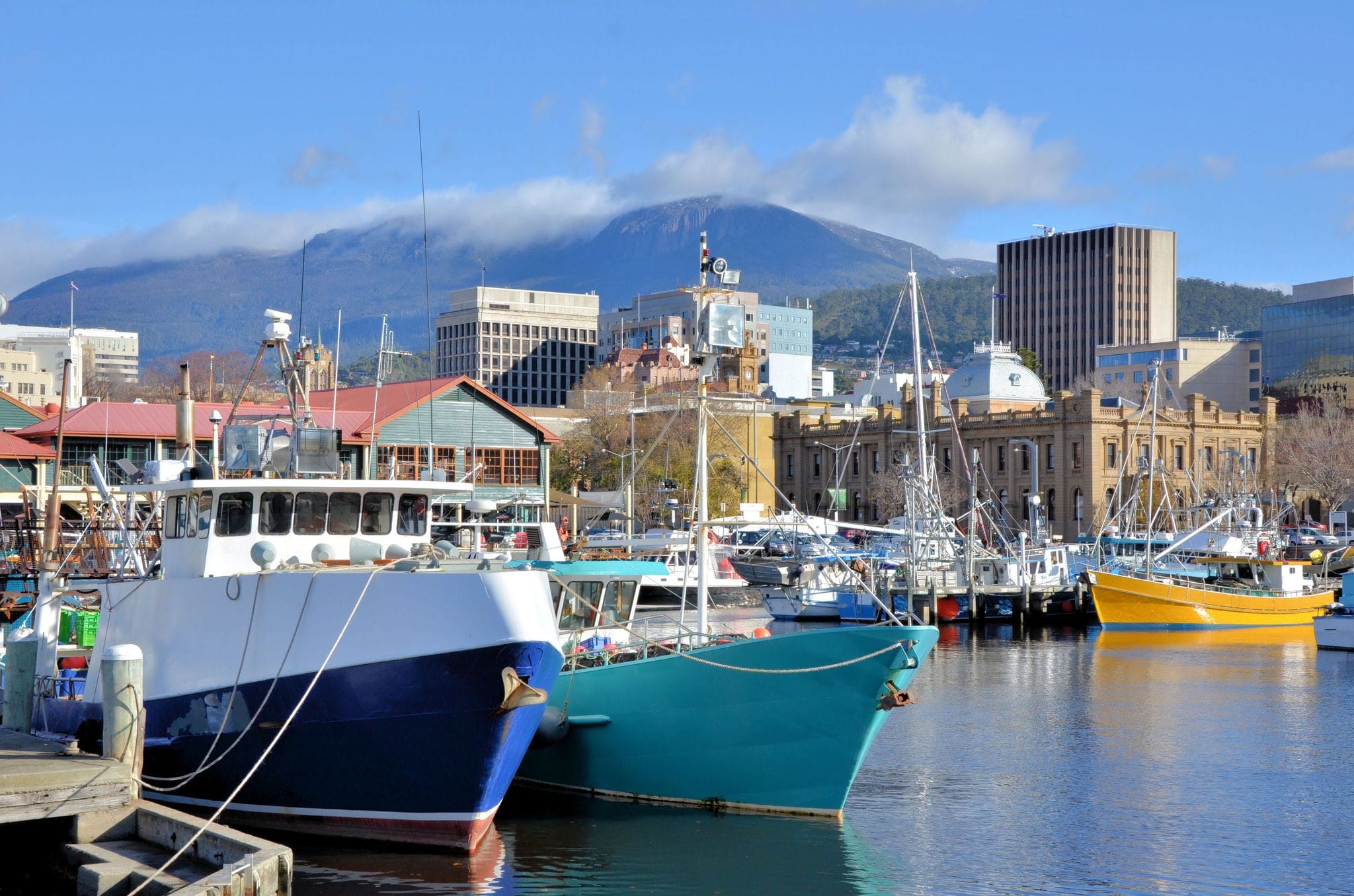 Fishing Boats in Hobart Harbour