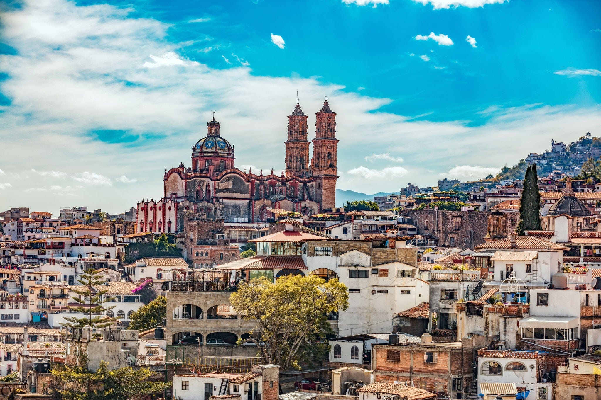 Taxco cathedral, Mexico
