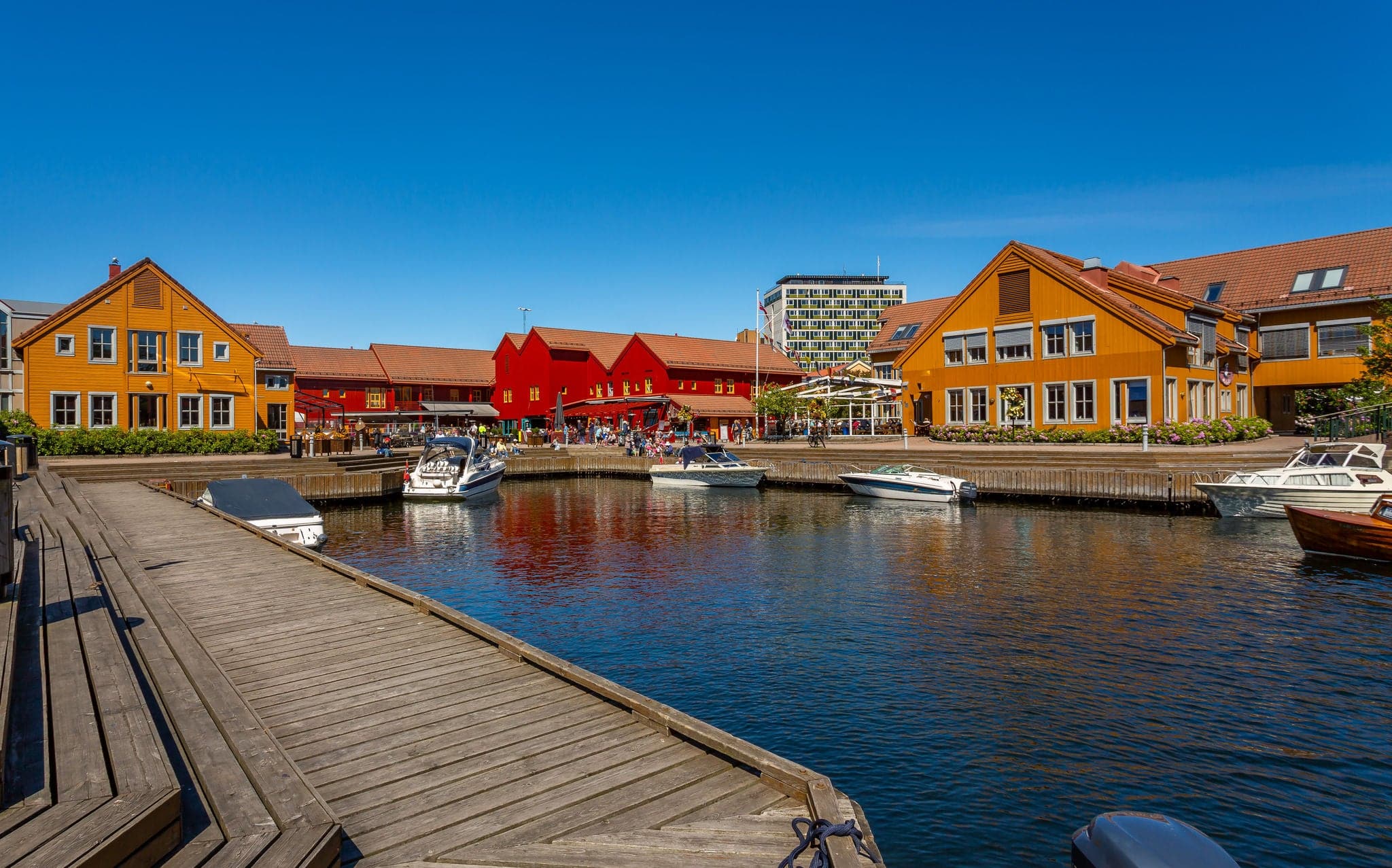 Kristiansand in the Summer. Picture of the beautiful colours of Kristiansand in the summer. These pictures were taken in 2015.