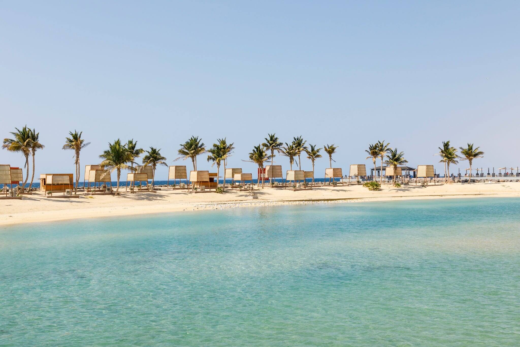 Beach on the Corniche in Jeddah, Saudi Arabia