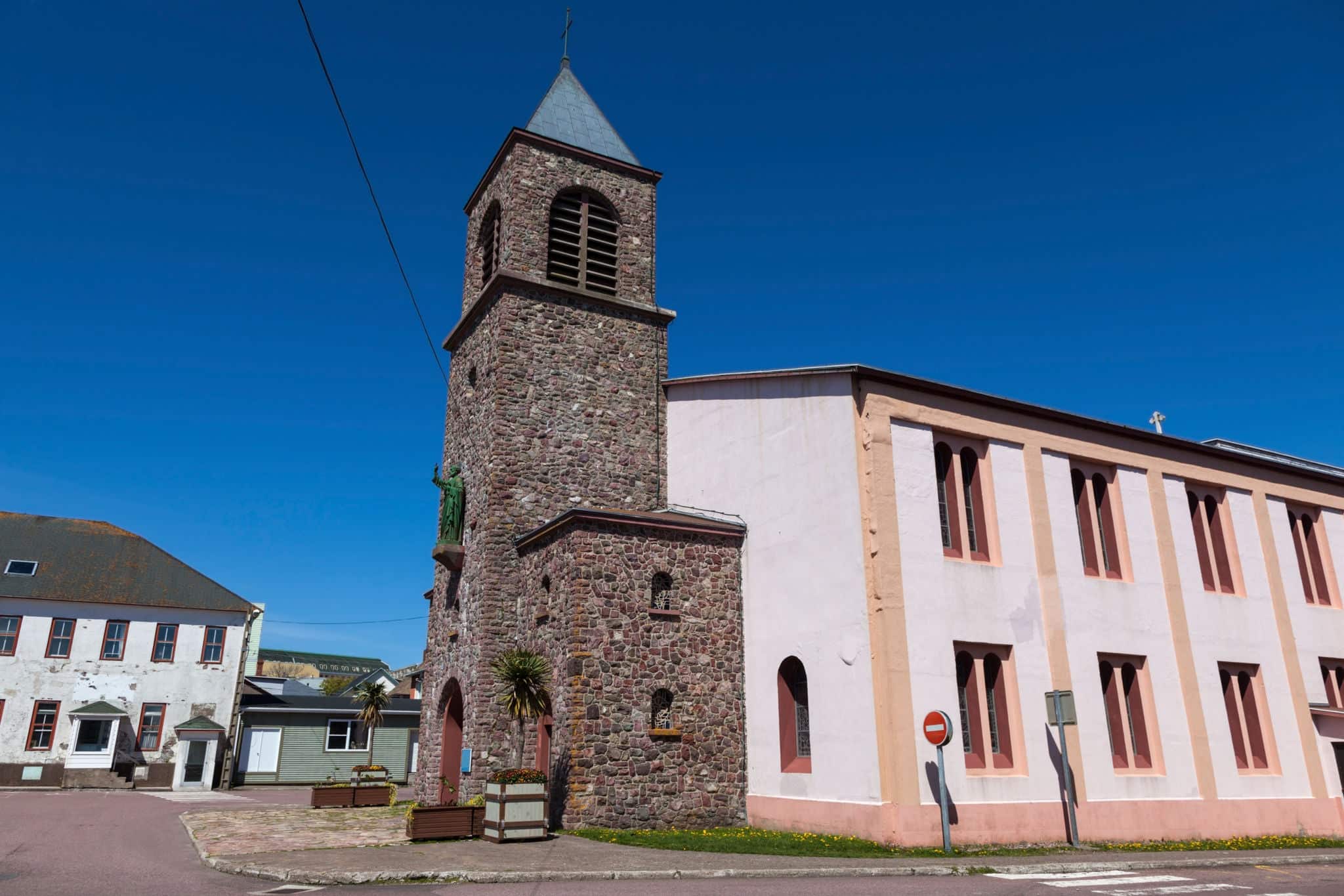 Saint Pierre Cathedral. Saint Pierre, Saint Pierre and Miquelon.