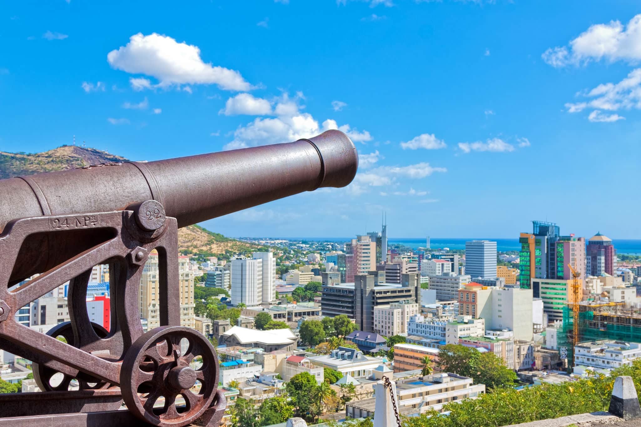 View of Port Louis, Mauritius, Africa