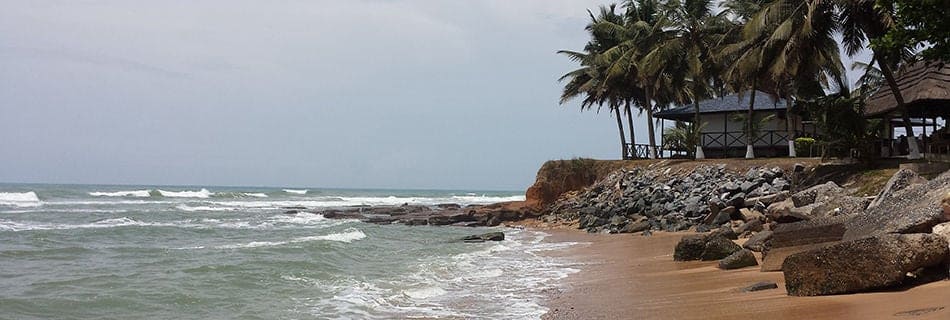 beach in takoradi ghana africa