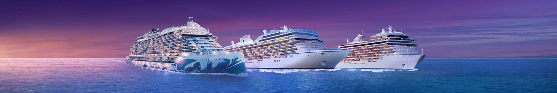Norwegian Cruise Line, Oceania, Regent Seven Seas Cruises